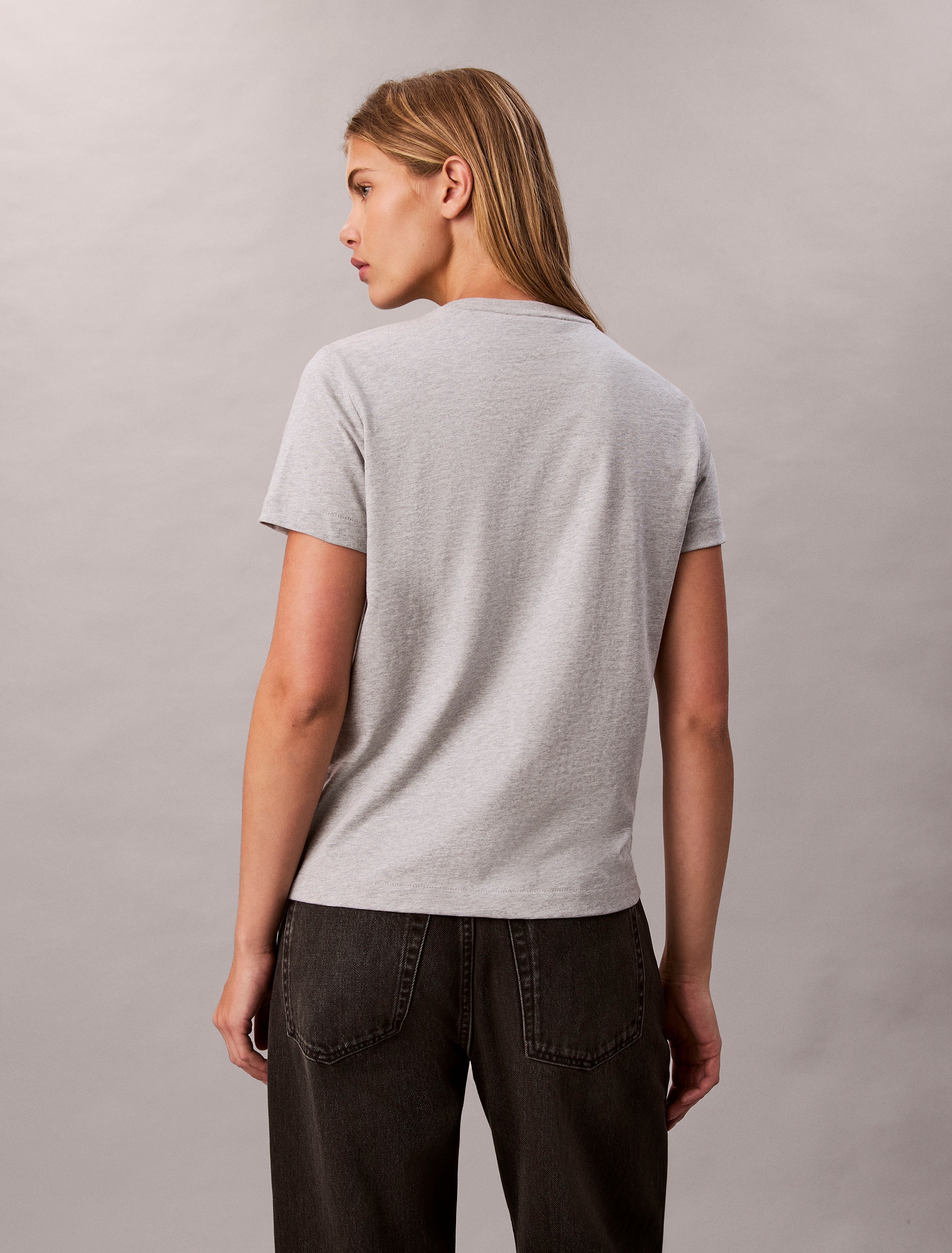 Calvin Klein Jeans T-Shirt »A- Logo CN 2 Pack Tee«, (Packung, 2er-Pack), Mit Rundhalsausschnitt