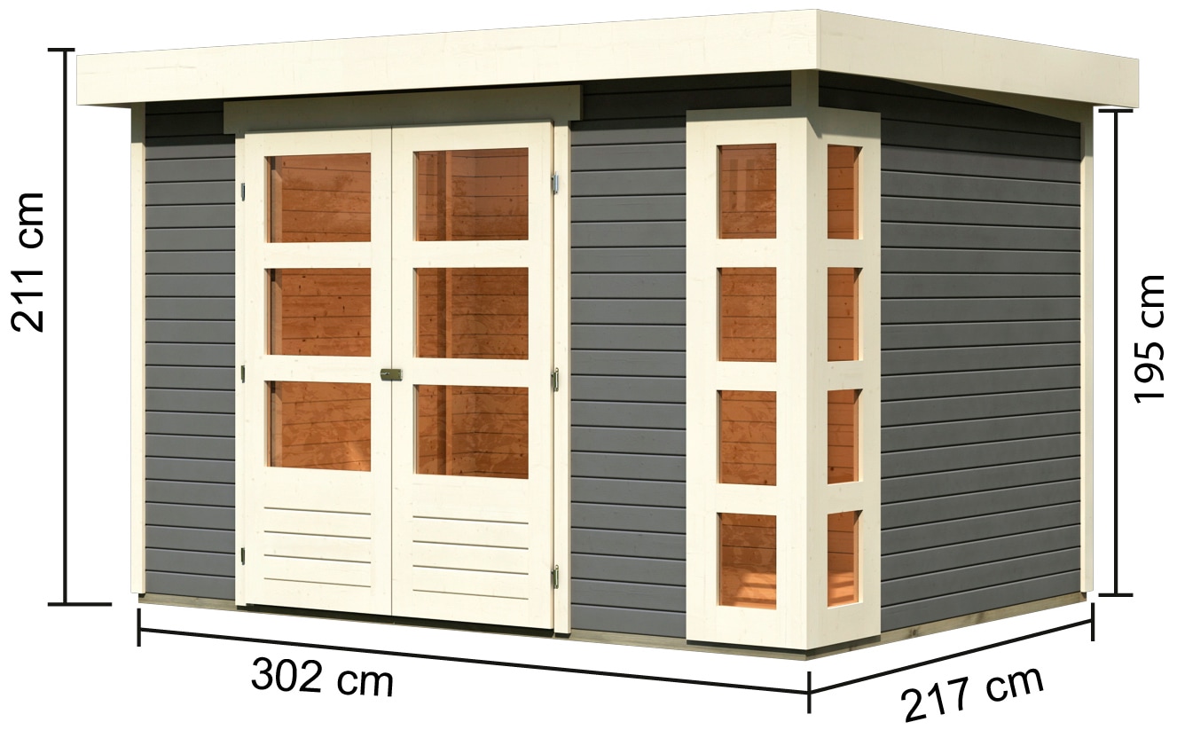 Karibu Gartenhaus »Nordsee 4«