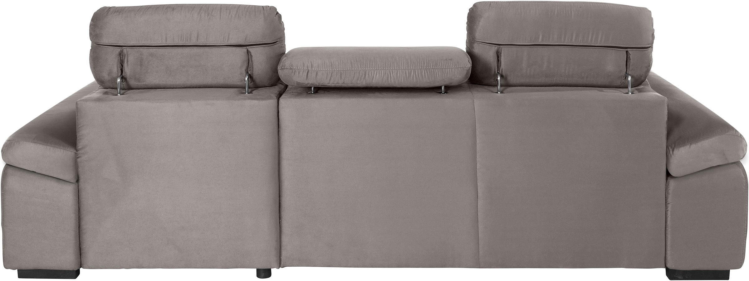COTTA Ecksofa »Lola L-Form mit Kopfteilfunktion & Hocker«, (Set, mit Hocker), wahlweise mit Bettfunktion, Bettkasten & Armteilverstellung