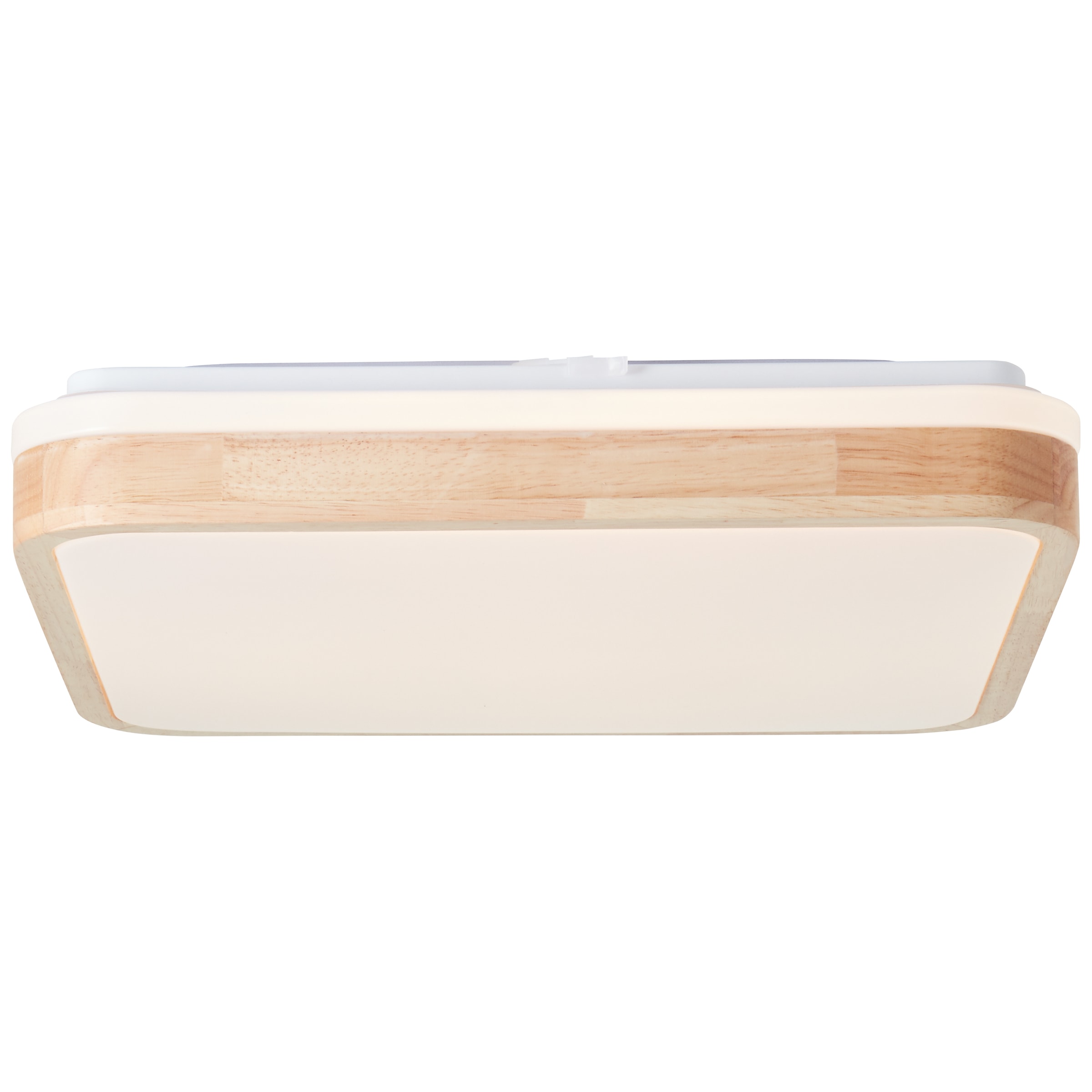 Brilliant LED Deckenleuchte »Tumeo«, 40 x 40 cm, 2400 lm, Metall/Holz, holz hell/weiß
