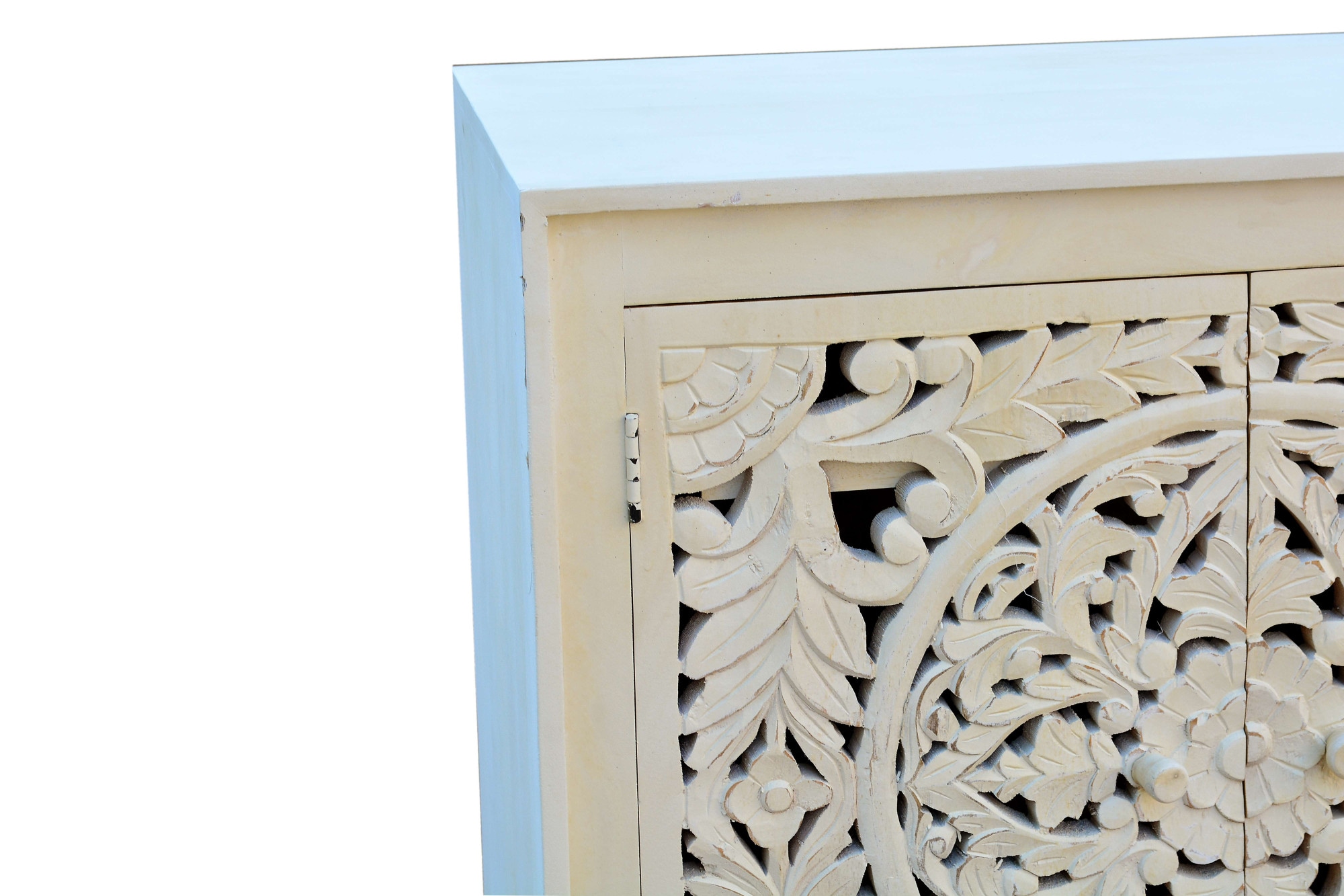 Home affaire Sideboard »Kenmare«, Kommode aus Mangoholz, dekorative Schnitzereien, Breite 170 cm