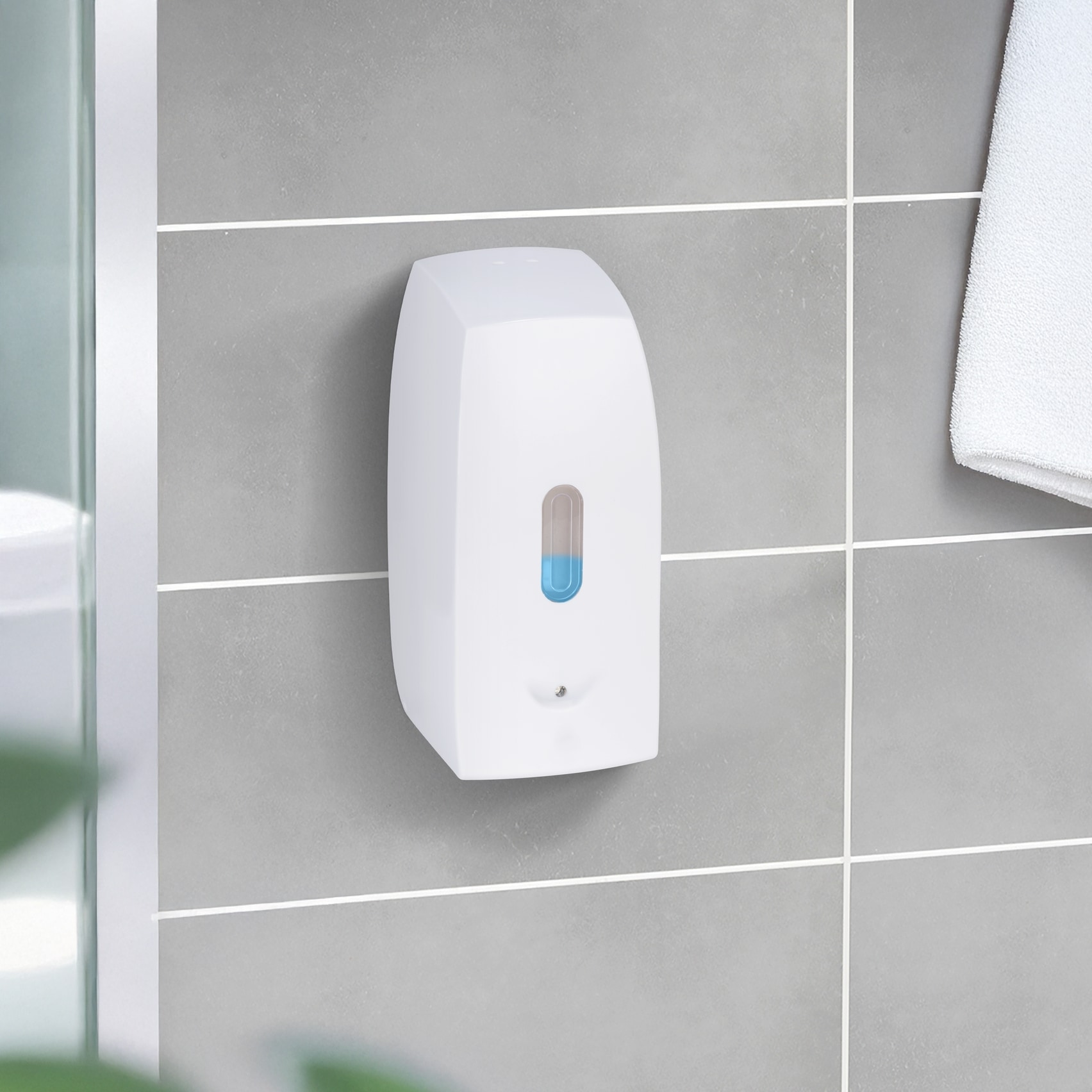 WENKO Seifenspender »Tirano« automatischer Dosierspender mit Sensor, Befestigen ohne Bohren, 500 ml