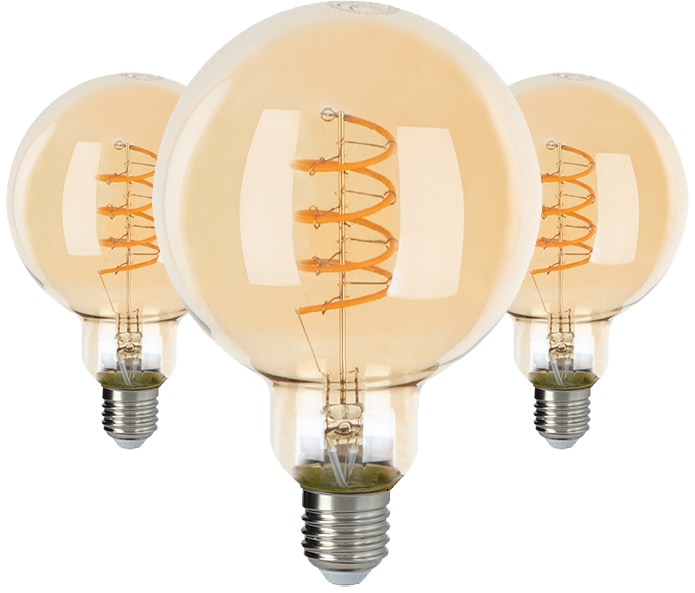 SPOT Light LED-Filament »LED-Leuchtmittel«, E27, 3 St., Extra-Warmweiß,  ausgezeichnete Lichteffizienz, extra-warmweiß, Vintage-Leuchtmittel auf  Raten kaufen | Leuchtmittel