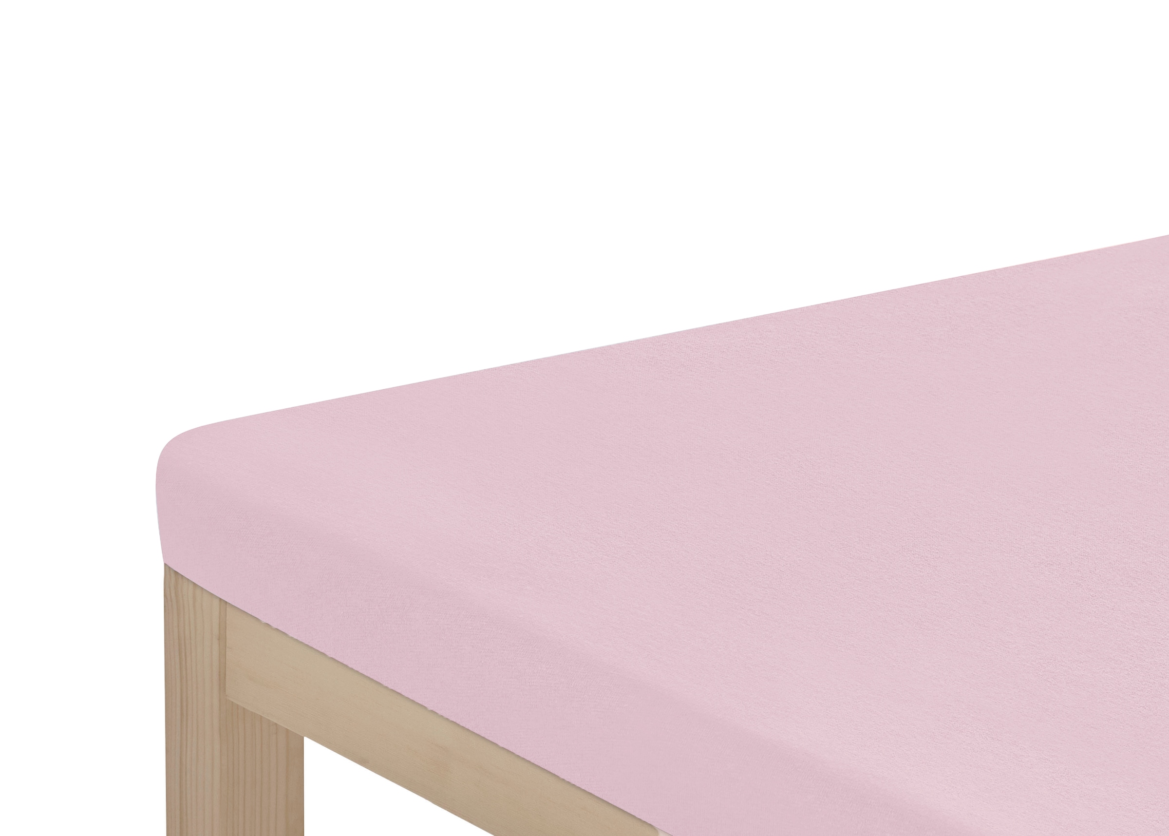 OTTO home Spannbettlaken »Paprika Topper Basic, in Gr. 90x200, 140x200 oder 180x200 cm« Polyester, Matratzen bis 10 cm Höhe, Bettlaken, Spannbetttuch, Laken