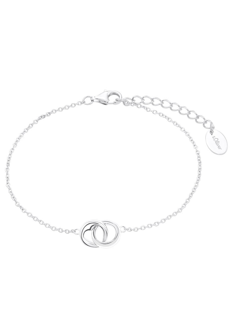 s.Oliver Armband »Kreis mit Herz, 2035755«
