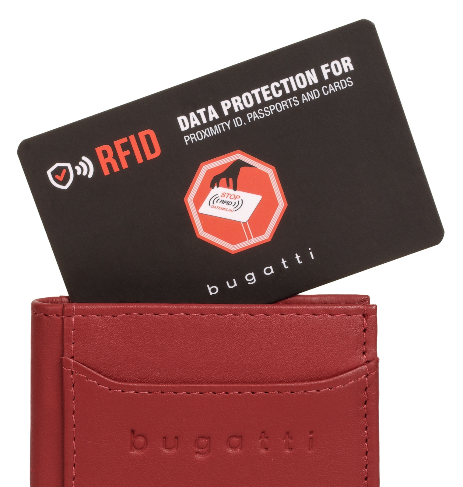 bugatti Geldbörse »SECURE SLIM« echt Leder