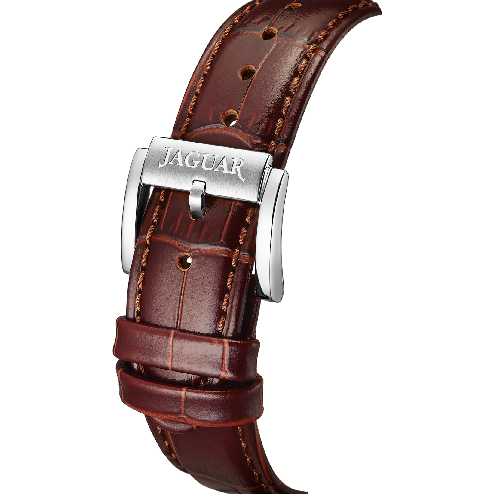 Jaguar Automatikuhr »Automatik« Armbanduhr, Herrenuhr, Swiss Made, Mechanische Uhr, Lederarmband