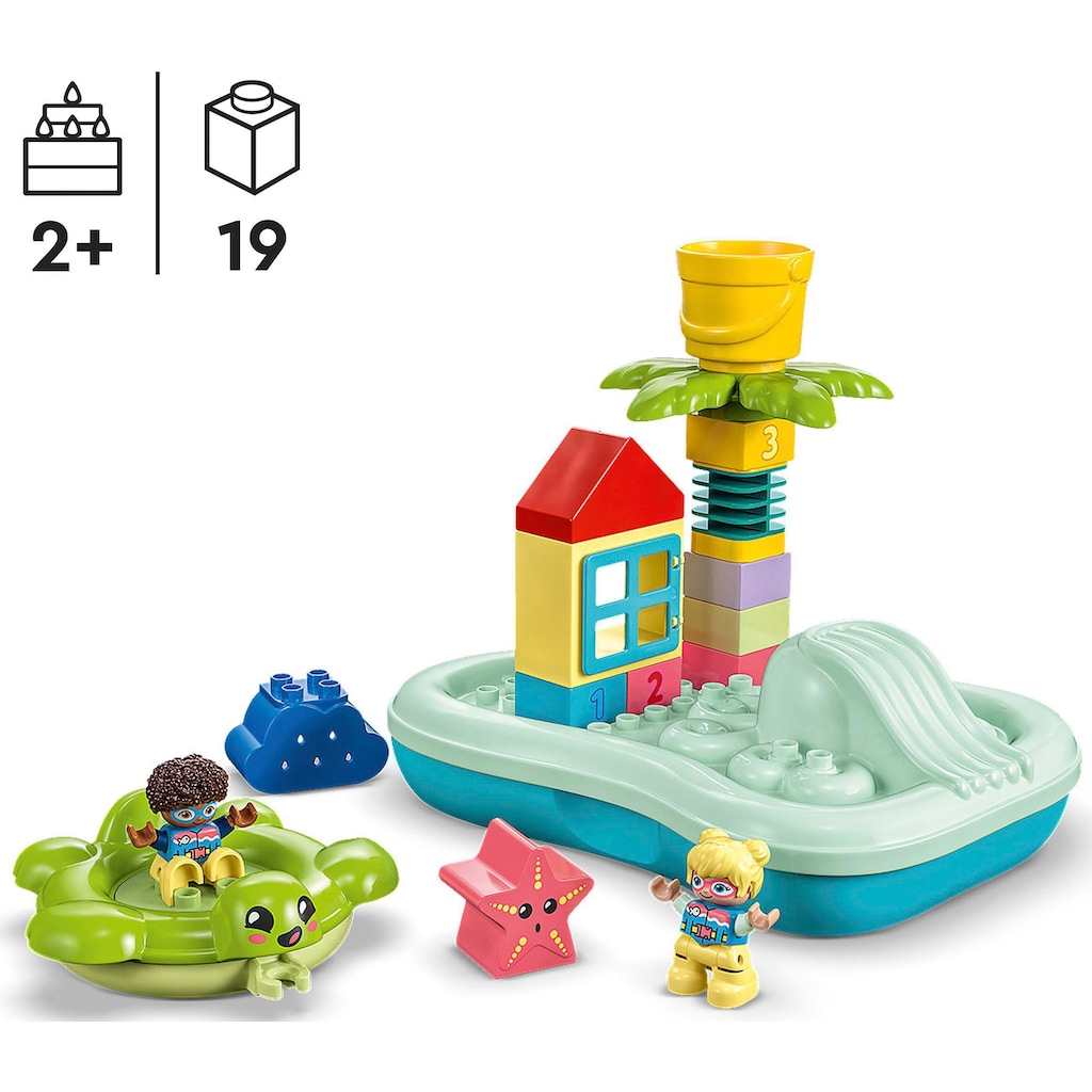 LEGO® Konstruktionsspielsteine »Wasserrutsche (10989), LEGO® DUPLO«, (19 St.)
