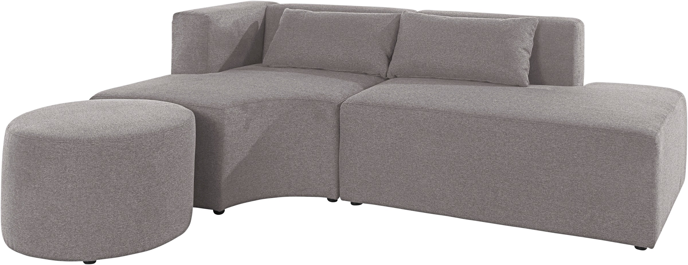 Leonique Ecksofa »Alexane L-Form«, zusammengesetzt aus Modulen, in vielen Bezugsqualitäten und Farben.