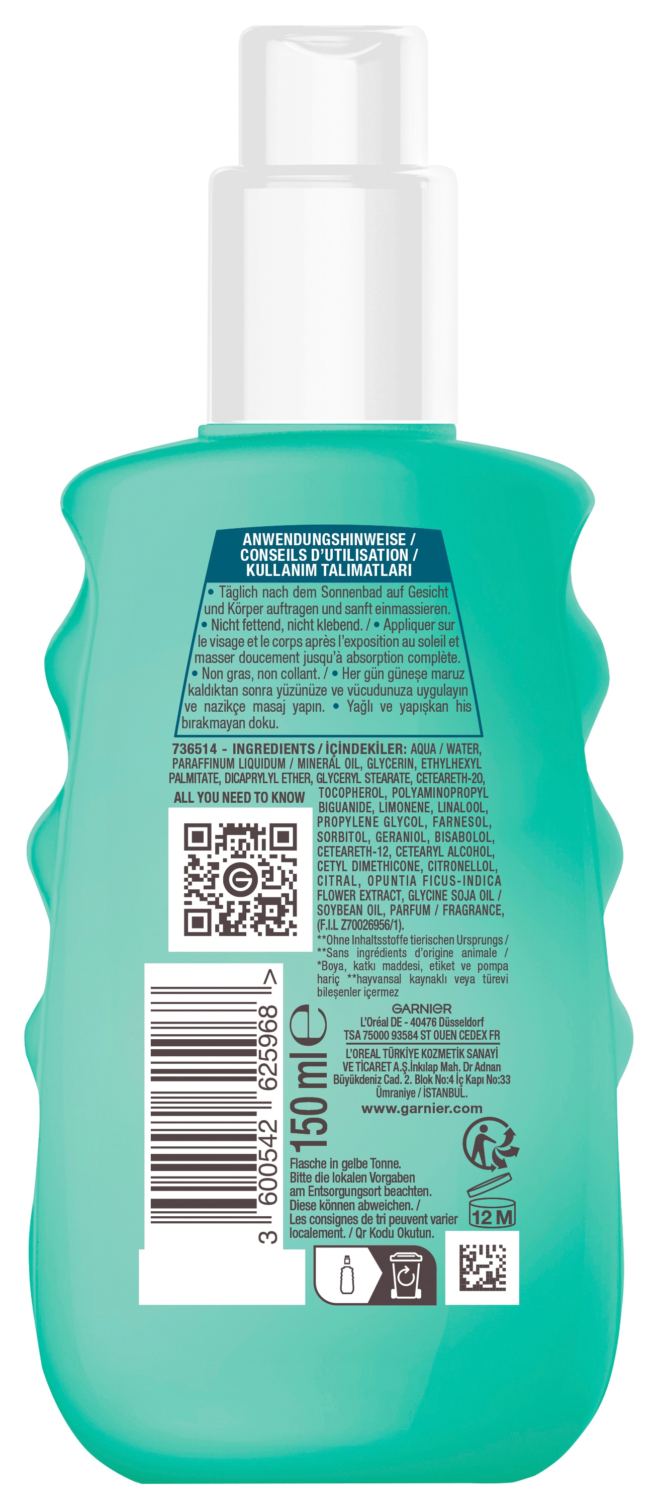 GARNIER After Sun-Spray »Garnier After Sun Spray«