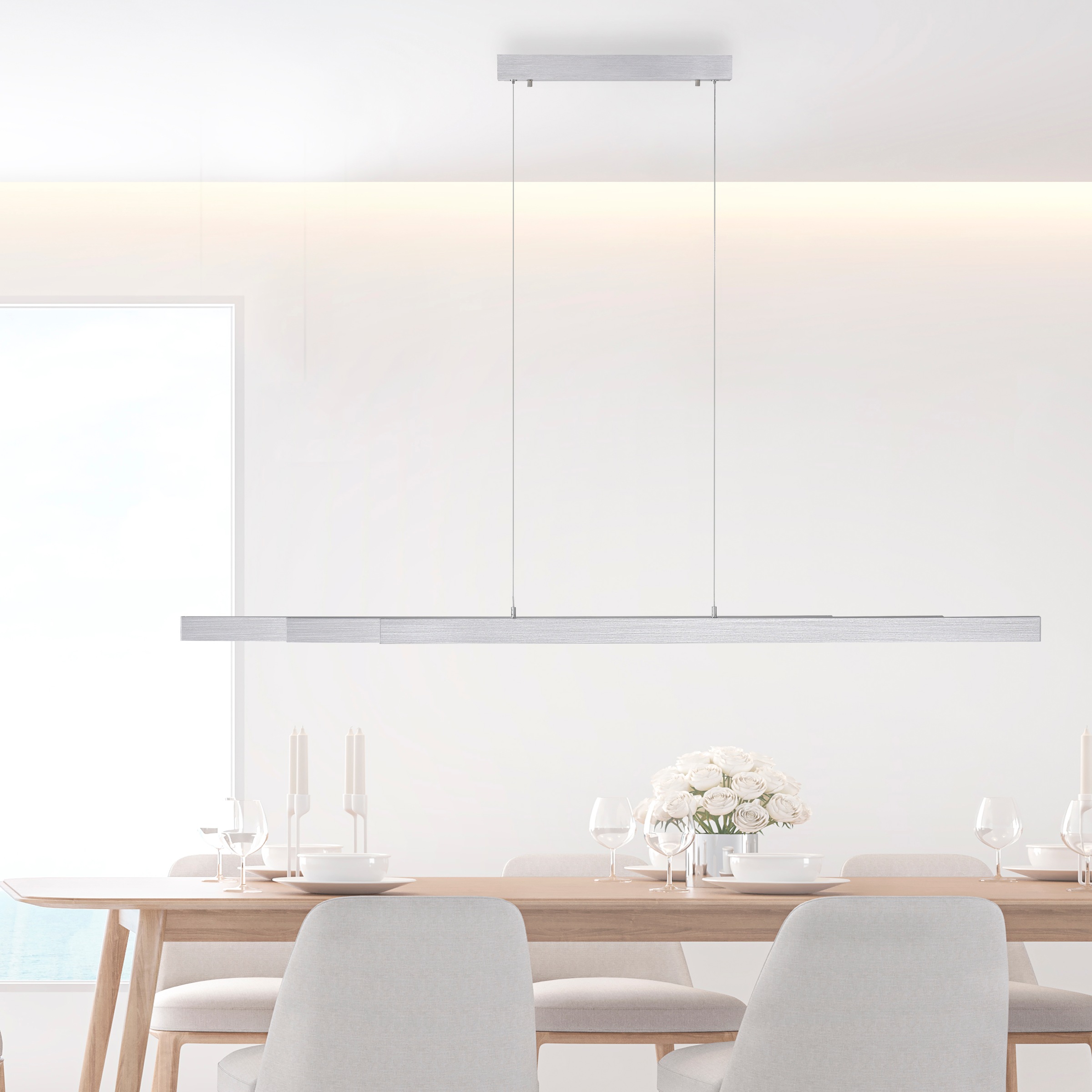 JUST LIGHT Pendelleuchte »LUZI«, 3 flammig, Leuchtmittel LED-Board   LED fe günstig online kaufen