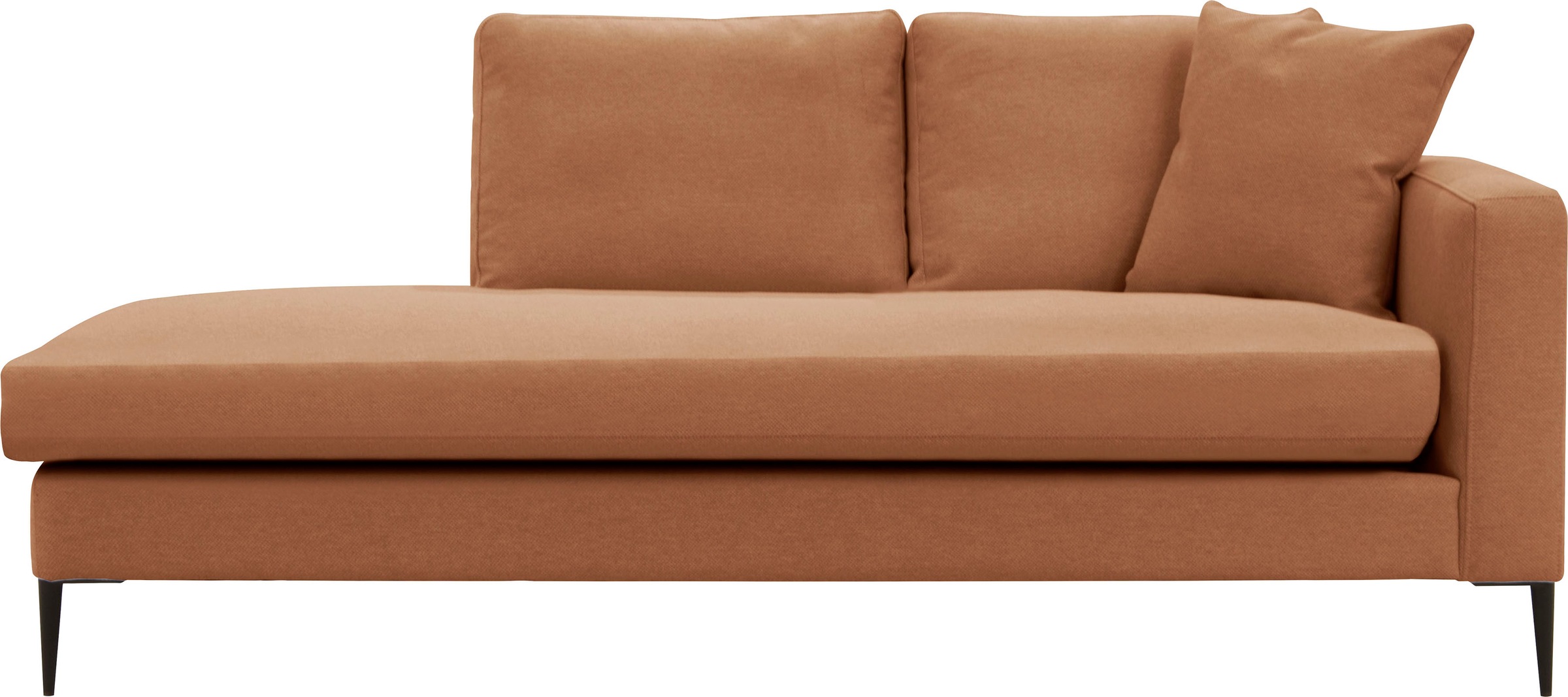 Home affaire Recamiere »Cozy Chaiselongue, Maße B/T/H: 195/97/80 cm« mit lo günstig online kaufen