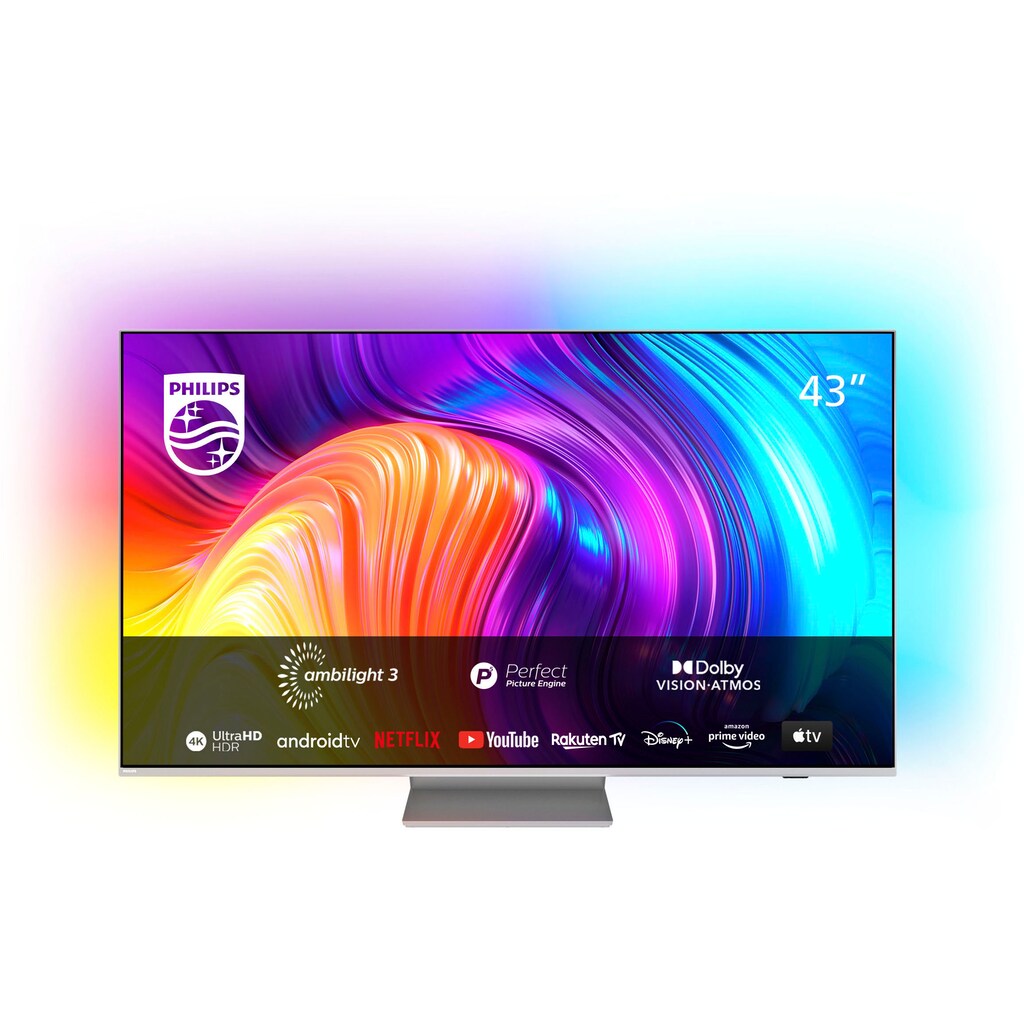 Philips LED-Fernseher »43PUS8807/12«, 108 cm/43 Zoll, 4K Ultra HD, Smart-TV-Android TV