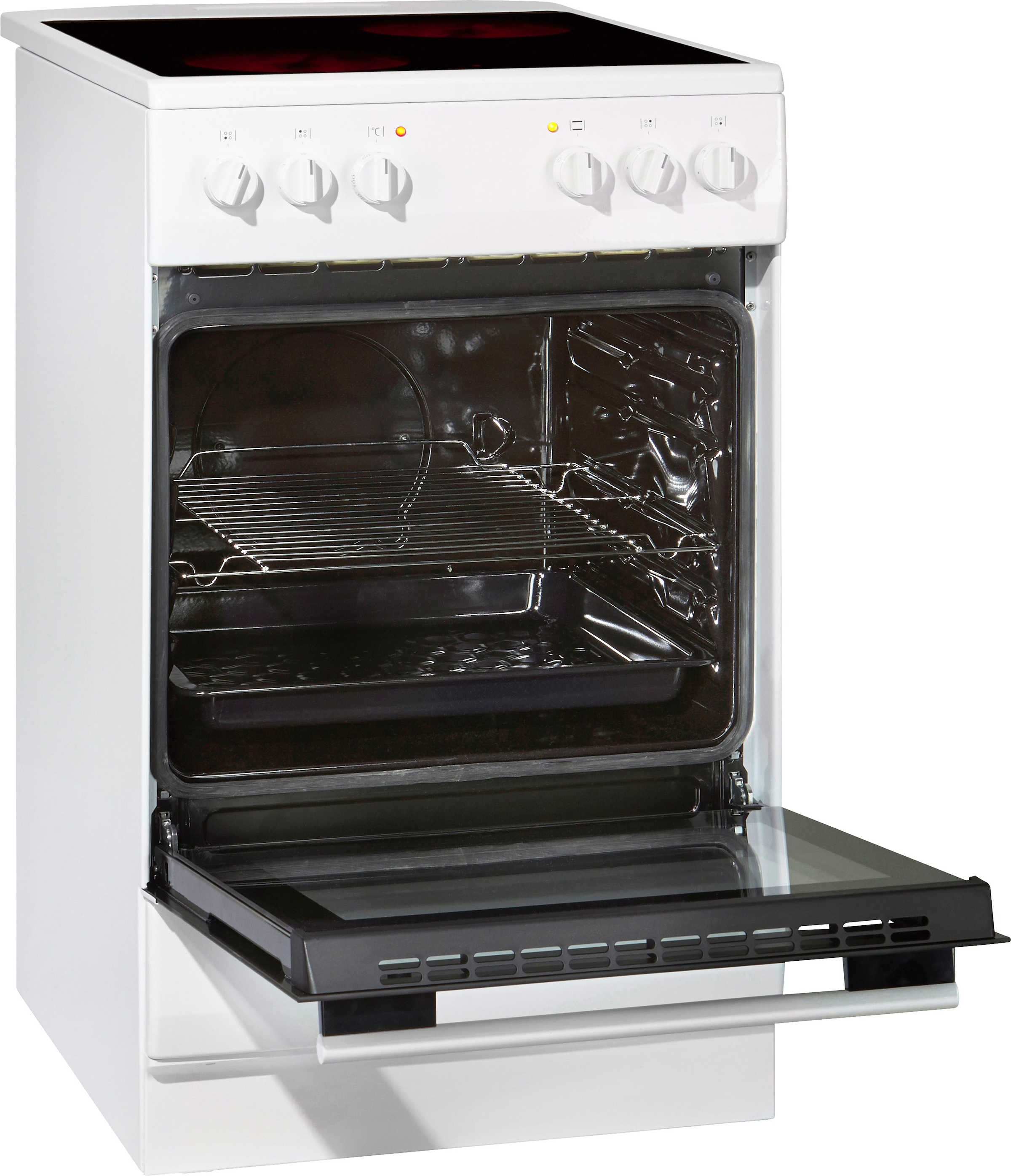 Amica Elektro-Standherd »SHC 11505 W«, Steam Clean, Reinigt den Ofen mittels Dampf, ohne Chemie