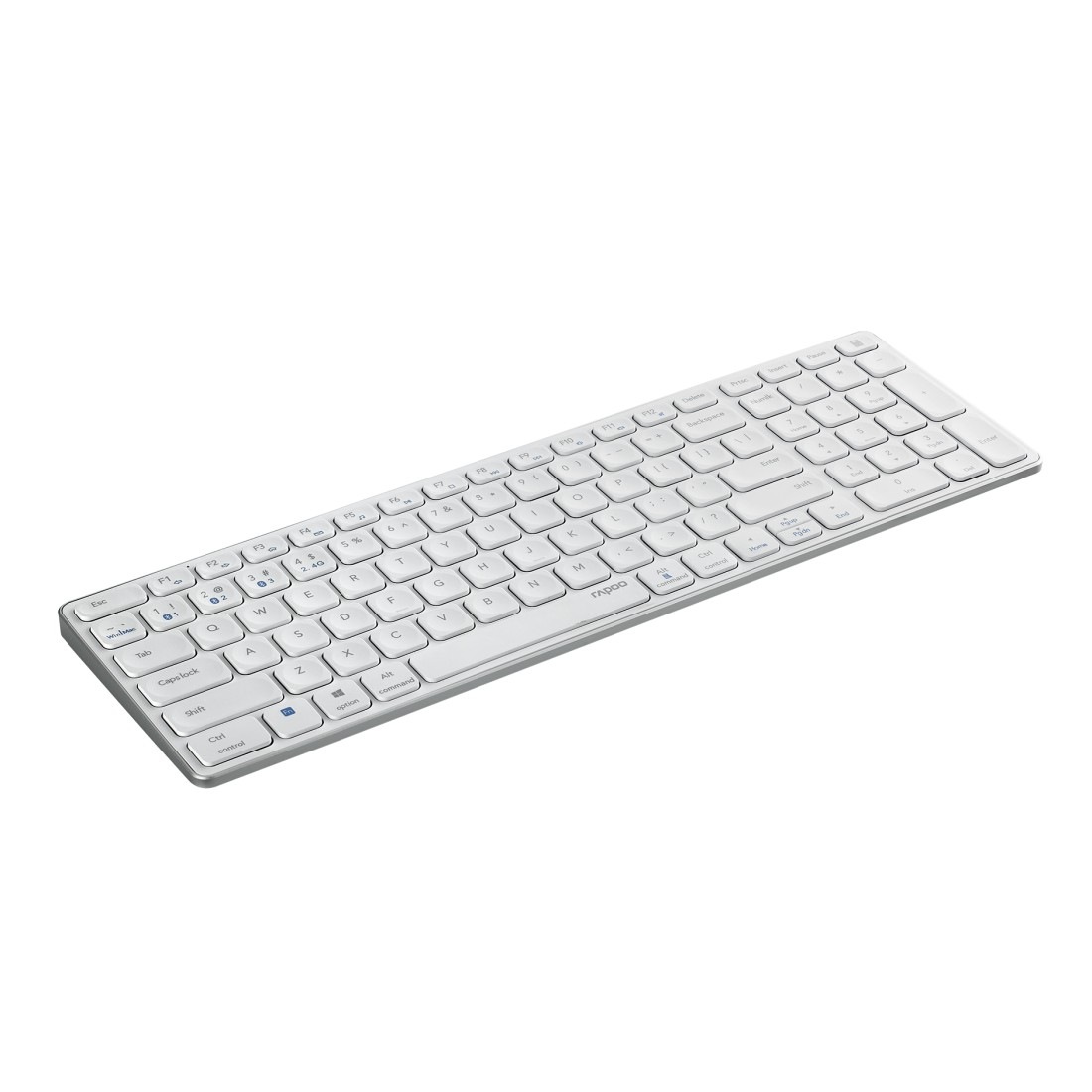 Rapoo Wireless-Tastatur »E9700M kabellose Tastatur, Bluetooth, 2.4 GHz« (Fn-Tasten | Ziffernblock)