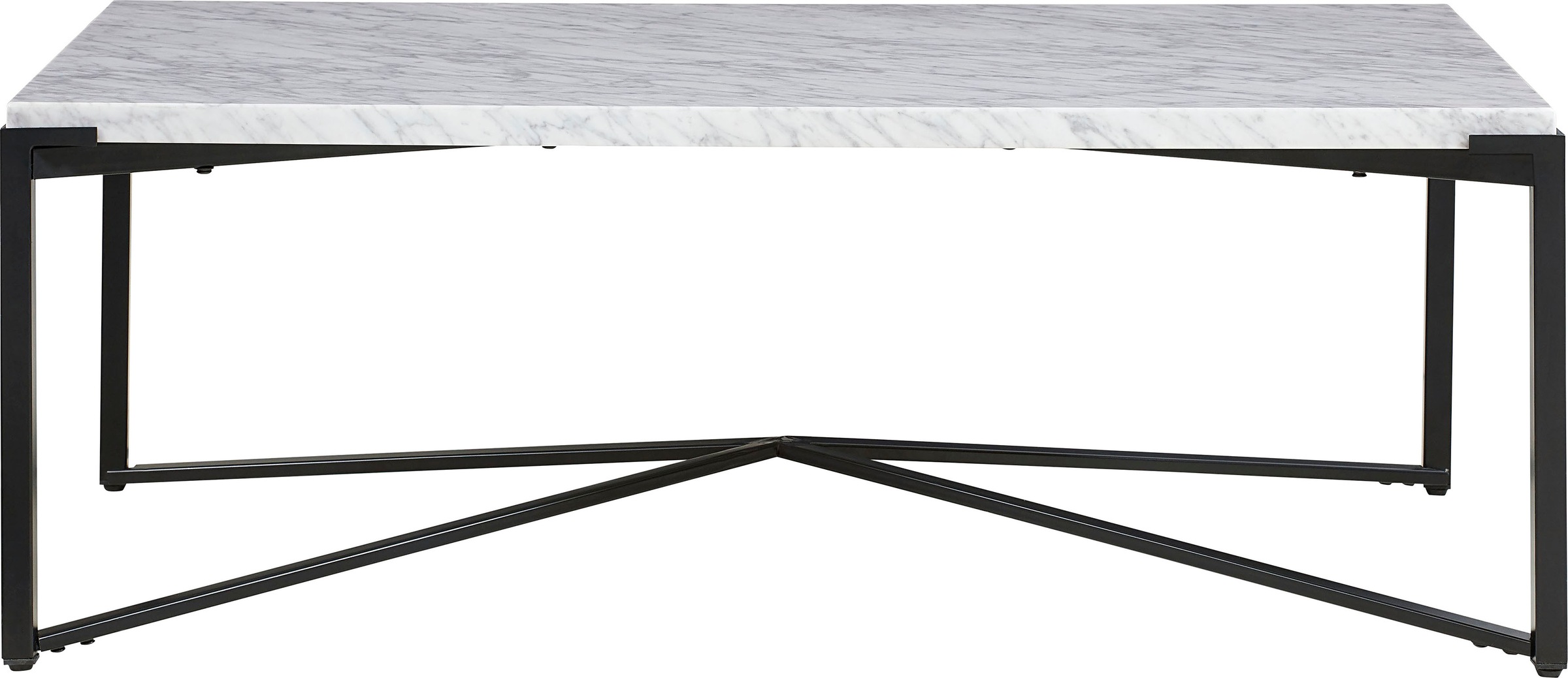 Leonique Couchtisch »Saxon Couchtisch« Couchtisch, rechteckig, helle Marmor günstig online kaufen