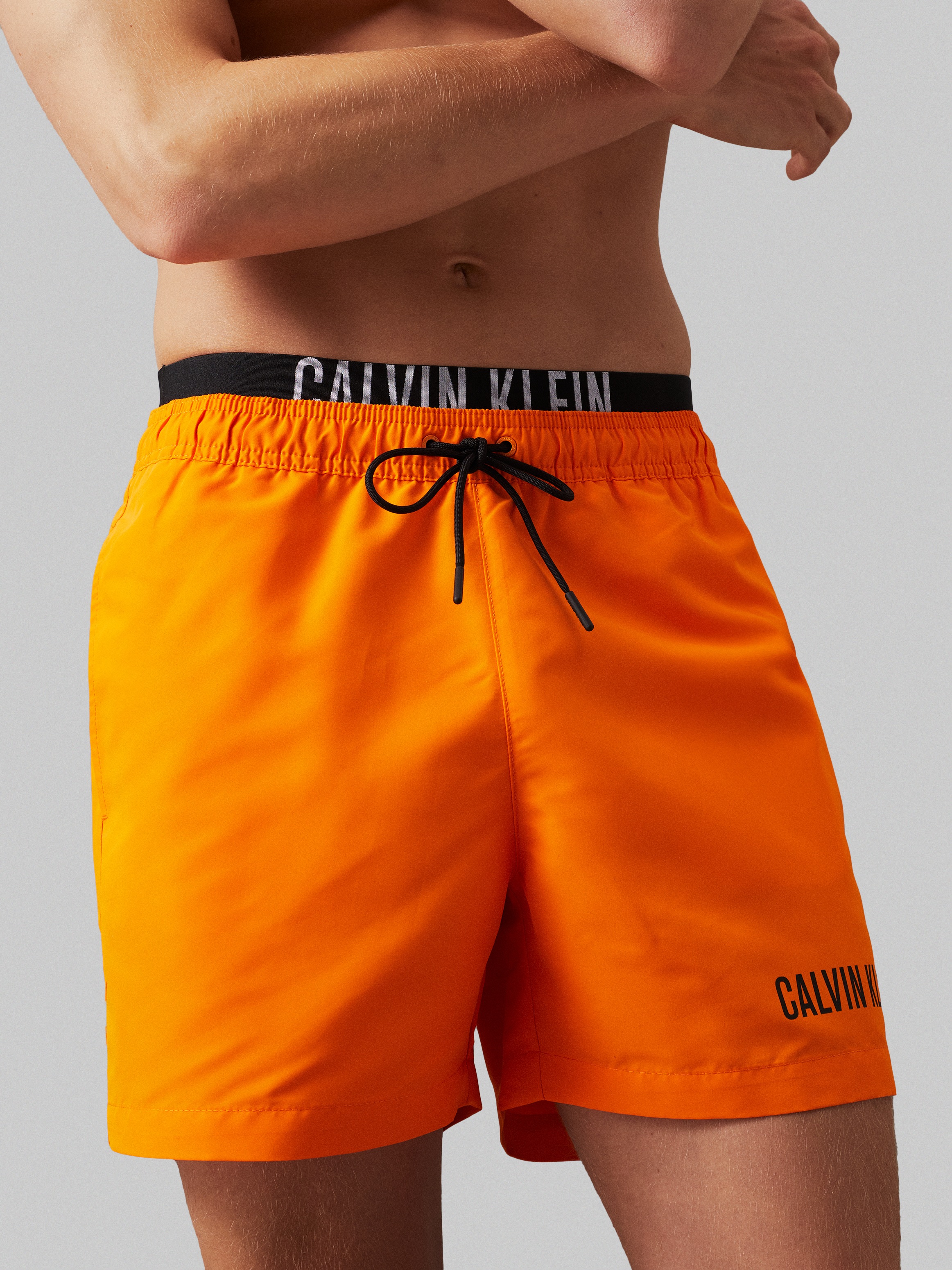 2. Bild von Calvin Klein Swimwear Badeshorts »MEDIUM DOUBLE WB«, mit doppeltem Bund