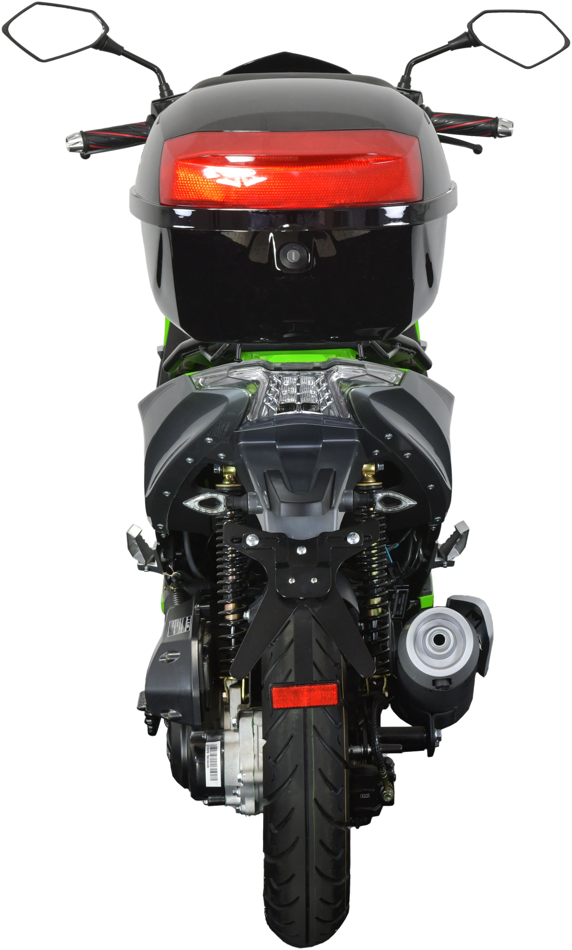 GT UNION Motorroller »Striker 25« 49,5 cm³ 25 km/h Euro 5+ 2,7 Set, mit Topcase,  Luftgekühlter Motor