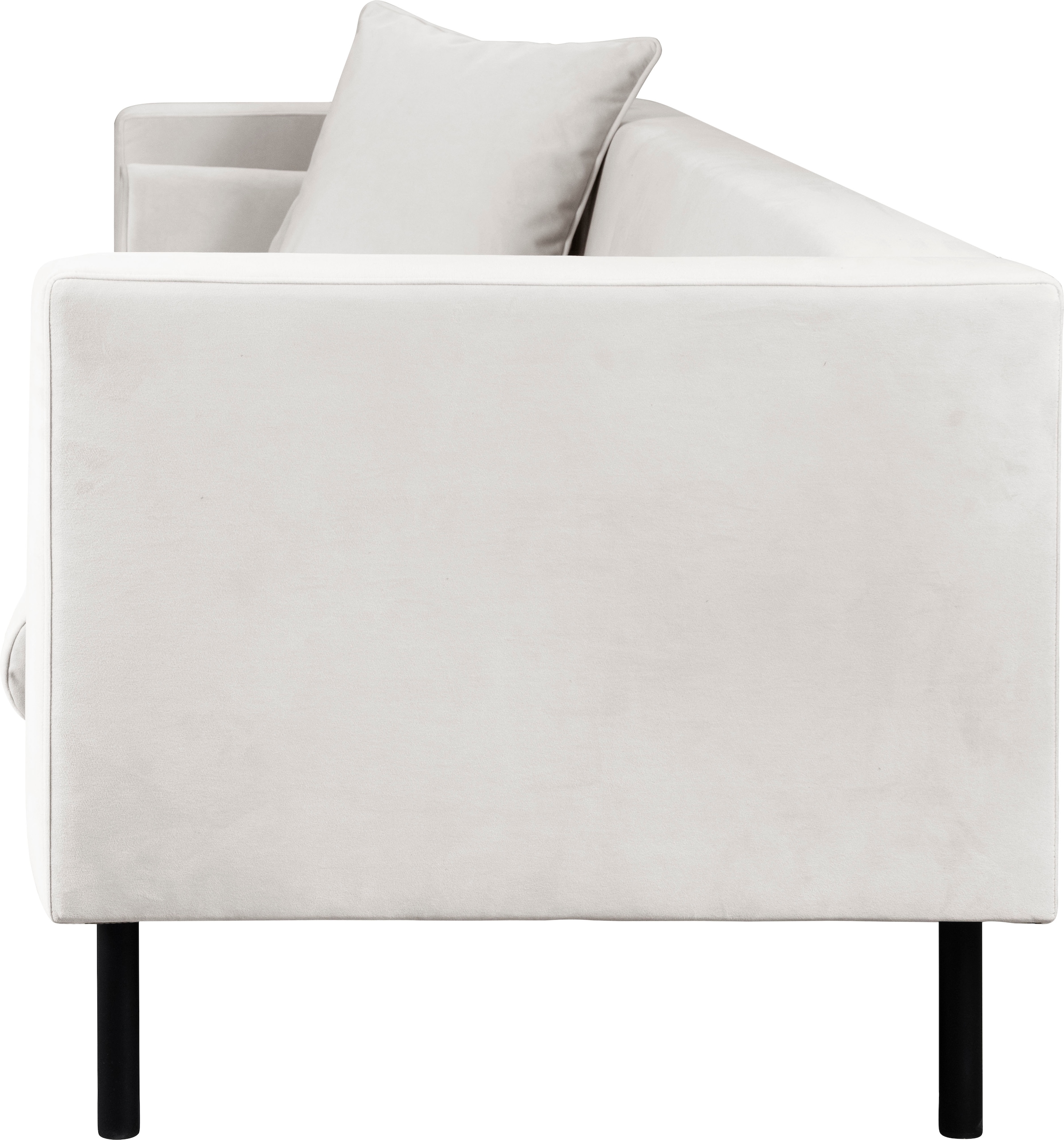 Guido Maria Kretschmer Home&Living 2-Sitzer »Lillibeth Designsofa mit Wellenunterfederung, Maße B/T/H: 155/74/83 cm«, Zierkissen als Wendekissen, in Samtoptik oder Cord