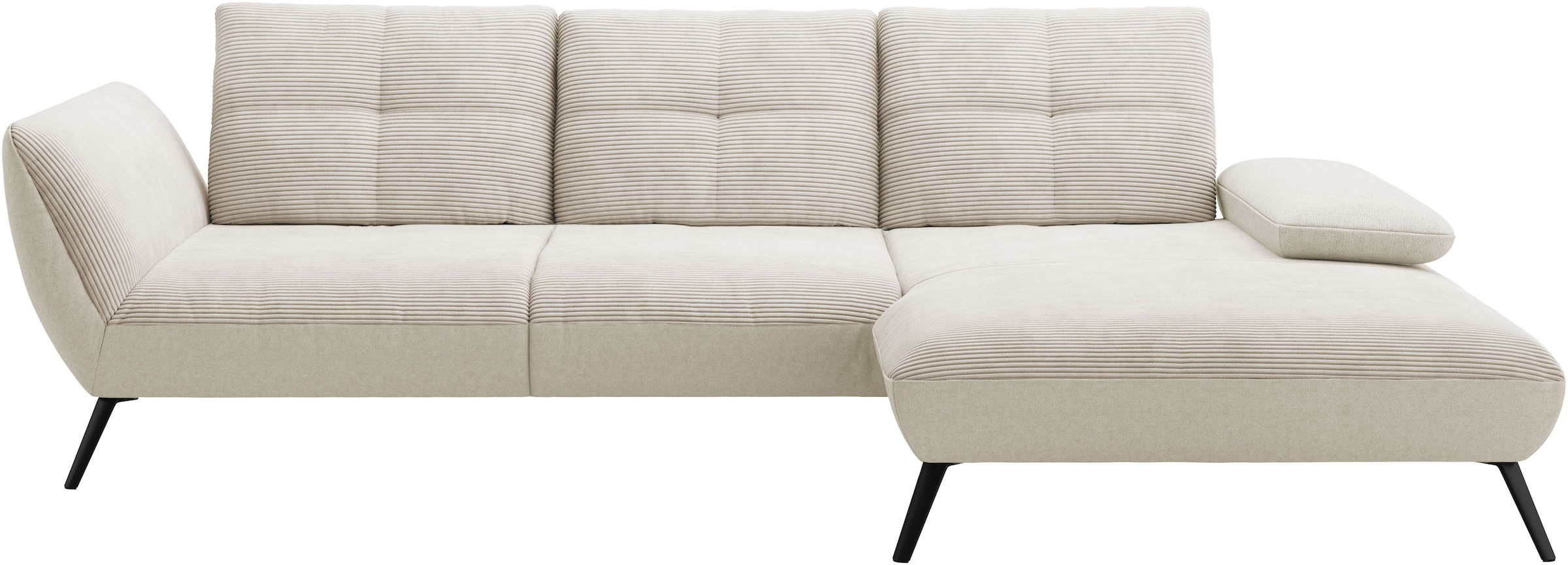 Places of Style Ecksofa »Mikado L-Form«, inkl. Sitztiefenverstellung und Armteilverstellung