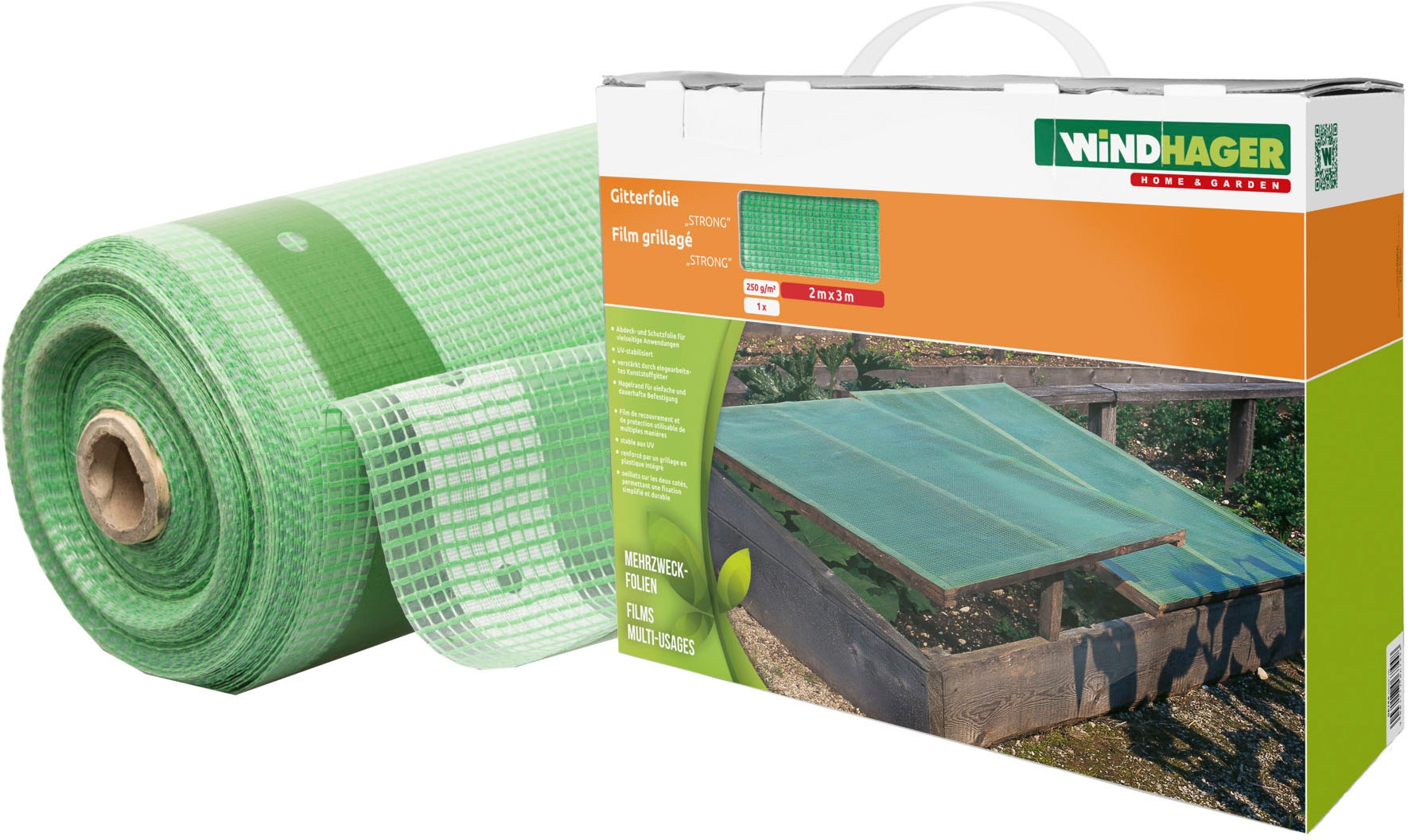 Windhager Gitterfolie »STRONG« Gitter-Folie 250g/m², 3x2 m