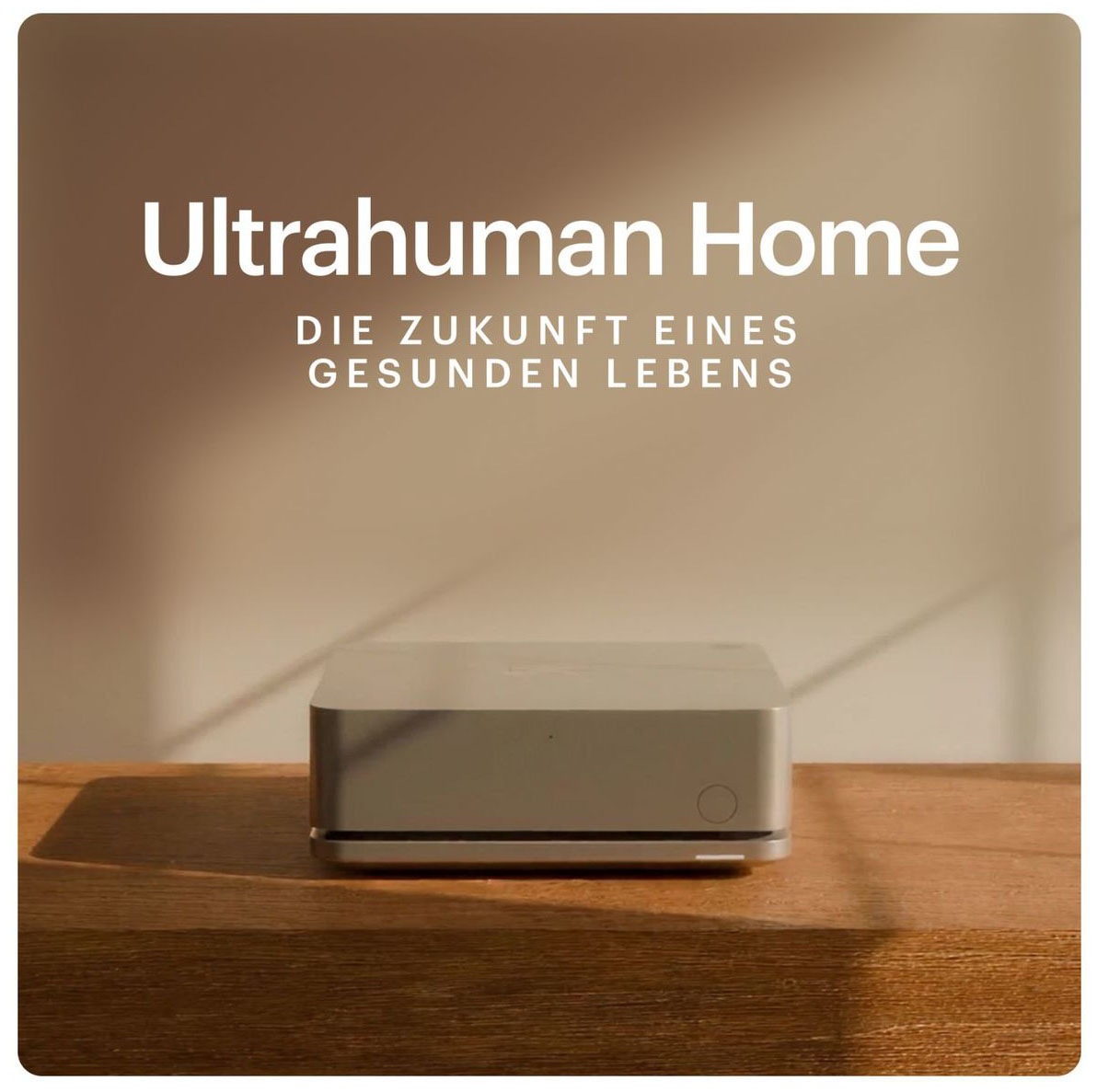 Ultrahuman Raumluft-Qualitätssensor »Smart Home Health Monitor«