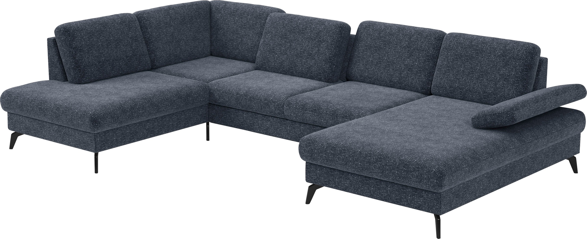 sit&more Wohnlandschaft »Morris U-Form, inkl. Sitztiefenverstellung«, wahlweise mit Armteilverstellung, Bettfunktion & Bettkasten