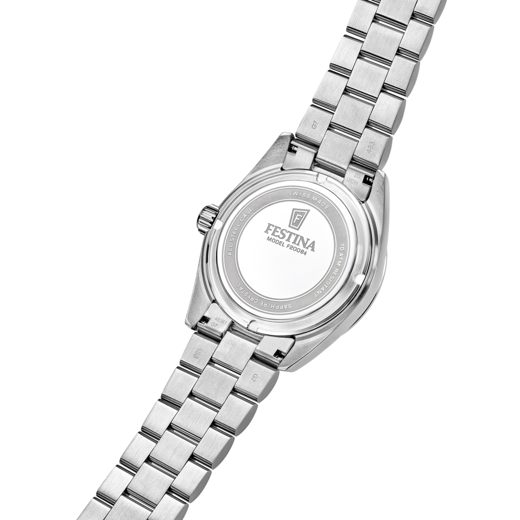Festina Quarzuhr »Classic Steel« Armbanduhr, Damenuhr, Herrenuhr, Swiss Made, Edelstahlarmband, analog