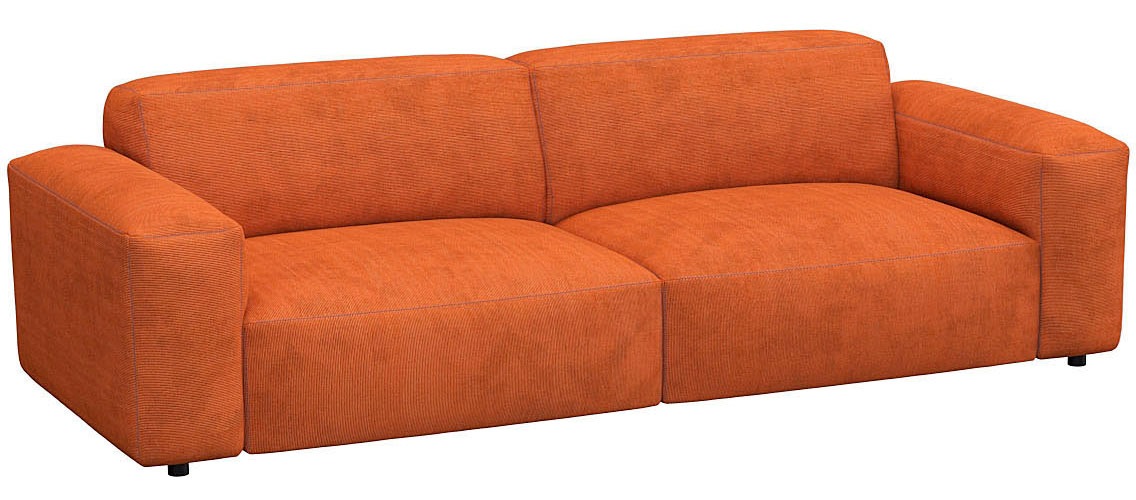 FLEXLUX 3-Sitzer »Lucera Sofa, super bequem durch hochwertigen Sitzaufbau mit Kaltschaum«, modern & anschmiegsam, Designsofa