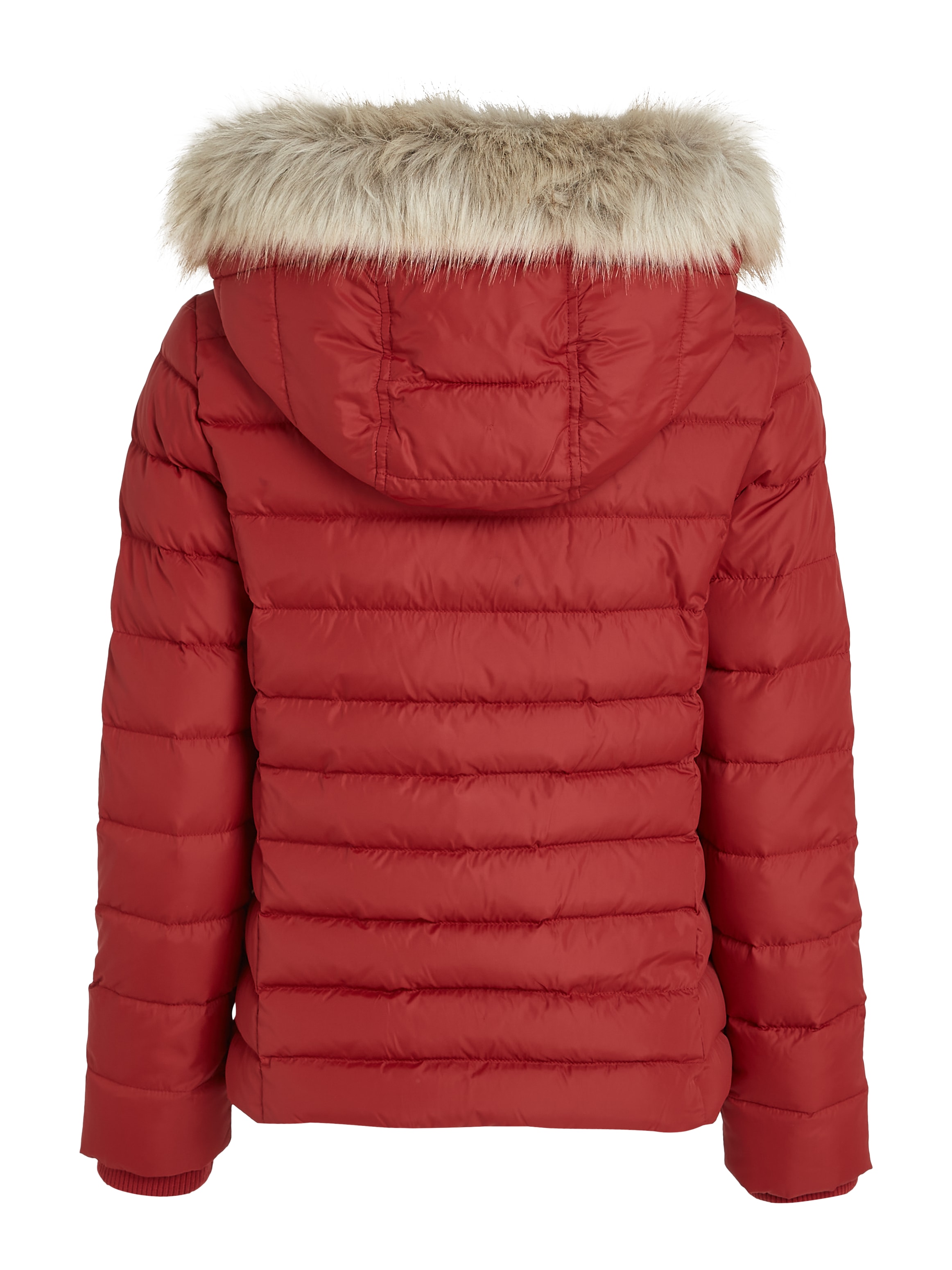 Tommy Jeans Steppjacke »TJW BASIC HOODED DOWN JACKET EXT«, mit Kapuze, mit Logostickerei