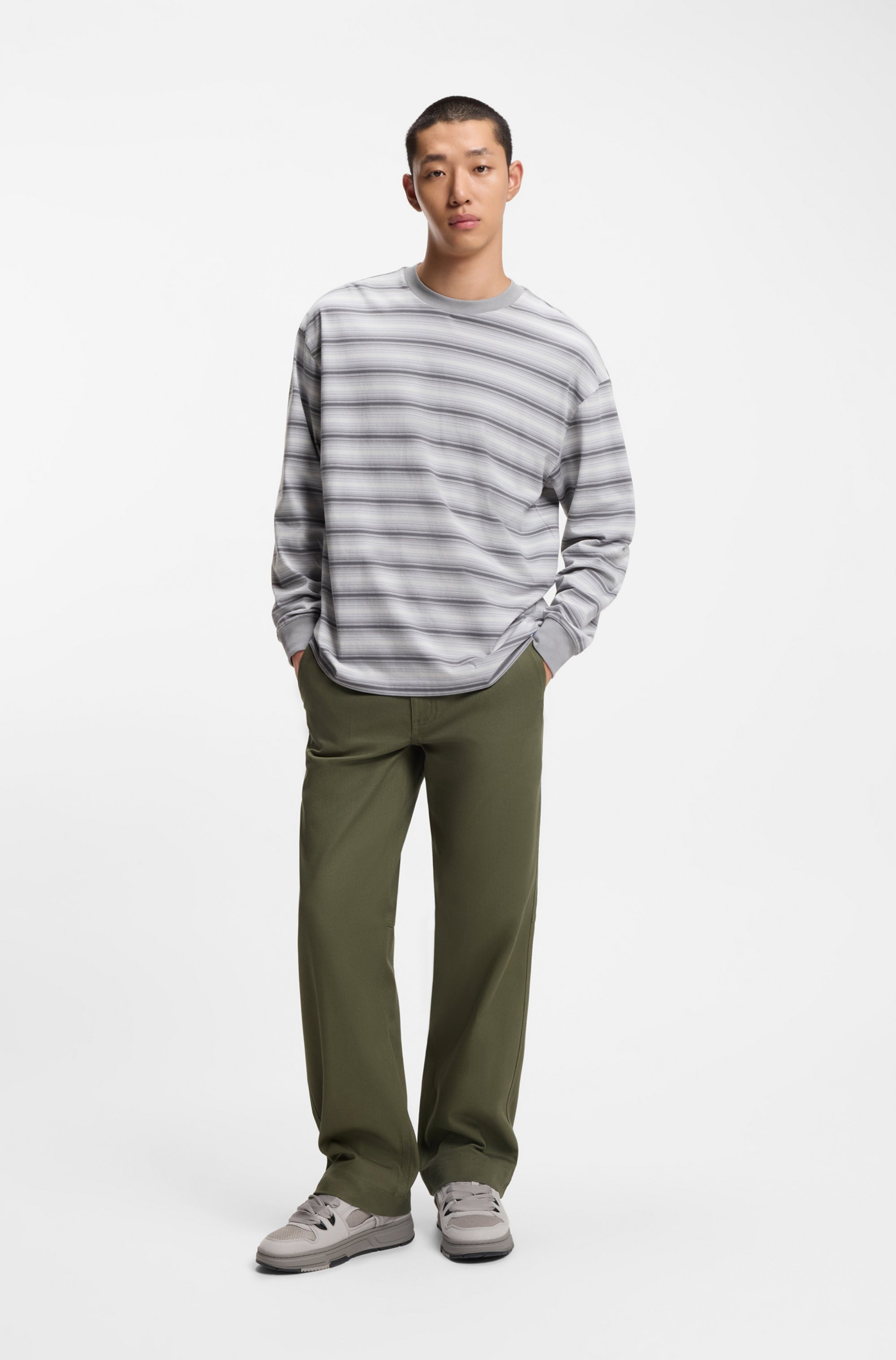 HUGO Chinohose »Zarik«  regular fit mit schmalem Bein