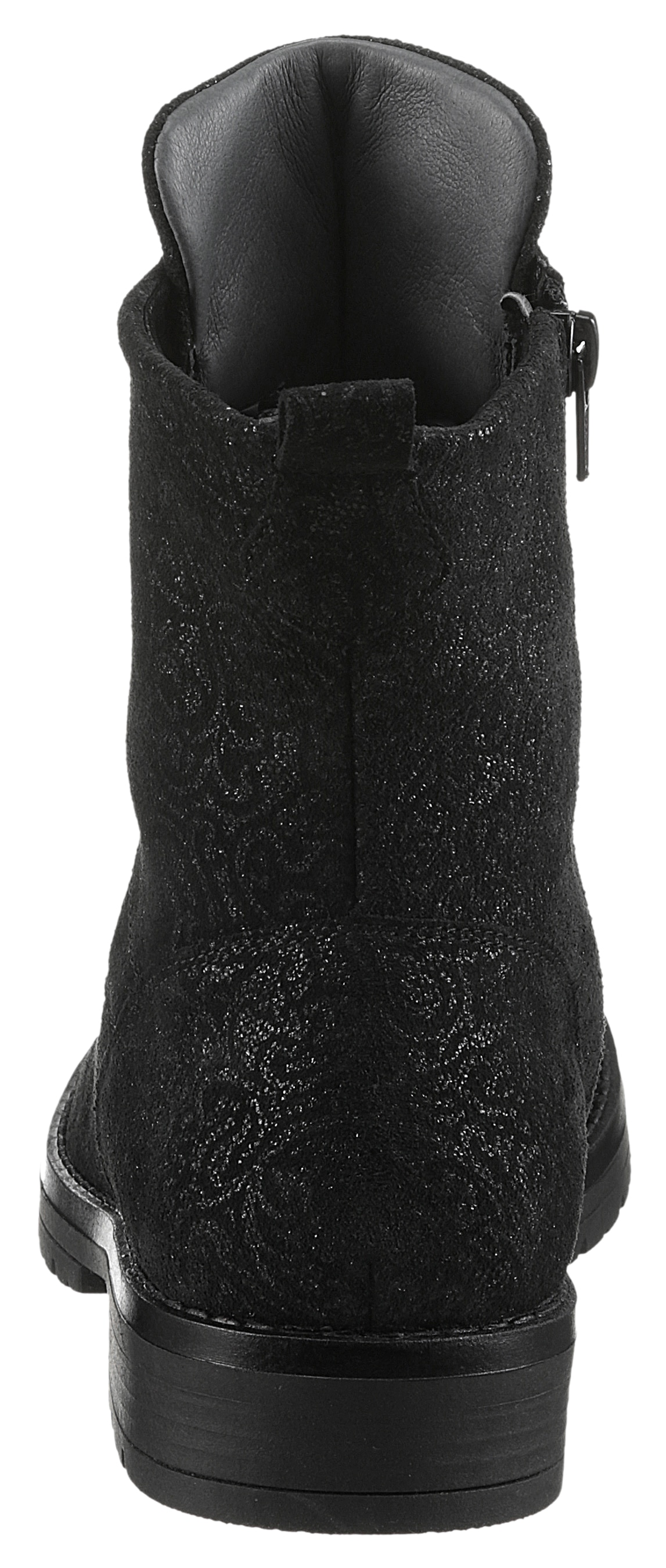 Waldläufer Schnürstiefelette »G-RAVINA«  Schnürboots, Blockabsatz, in floraler Optik, Komfortweite G (=weit)