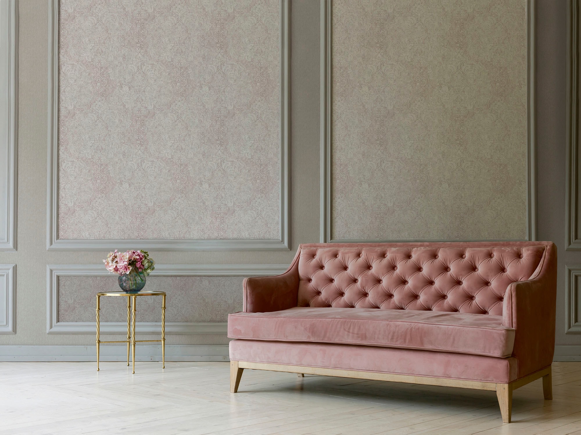 living walls Vliestapete »Mata Hari«, Barock-ornamental-Glitzermuster, Vintagetapete Tapete Barock Tapeten Wohnzimmer Schlafzimmer Küche Flur