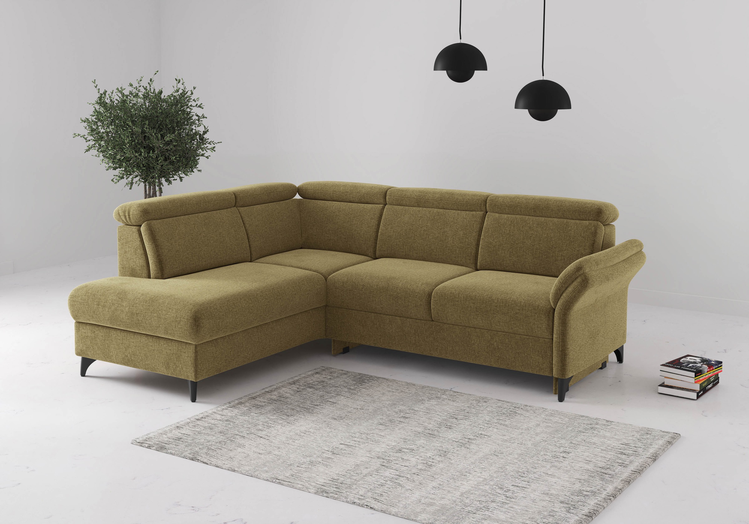 sit&more Ecksofa »Glendale« inkl. Kopfteilverstellung,wahlweise mit Vorzieh günstig online kaufen