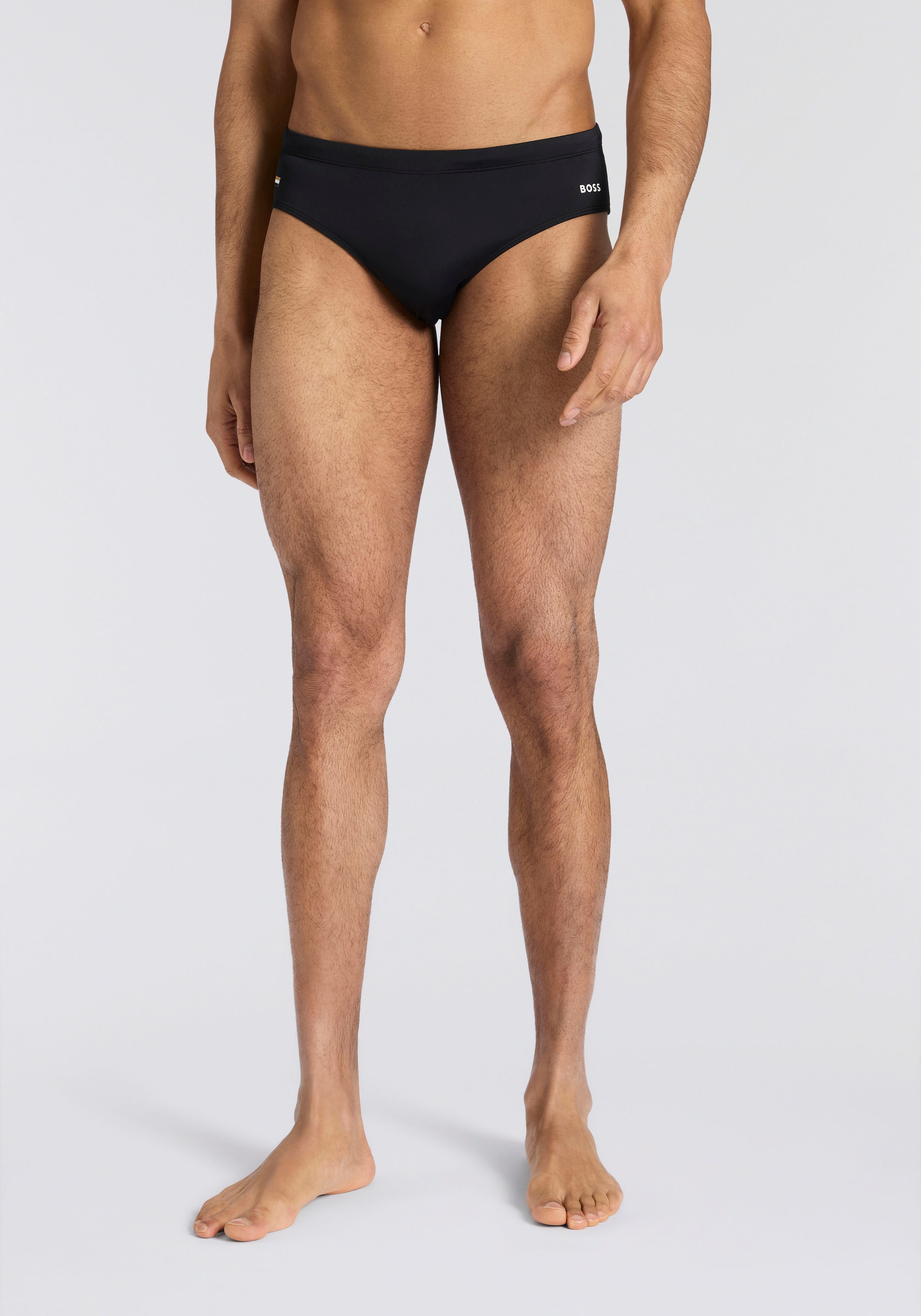 BOSS Badehose »Brief John« mit kontrastfarbenem BOSS Logo-Schriftzug