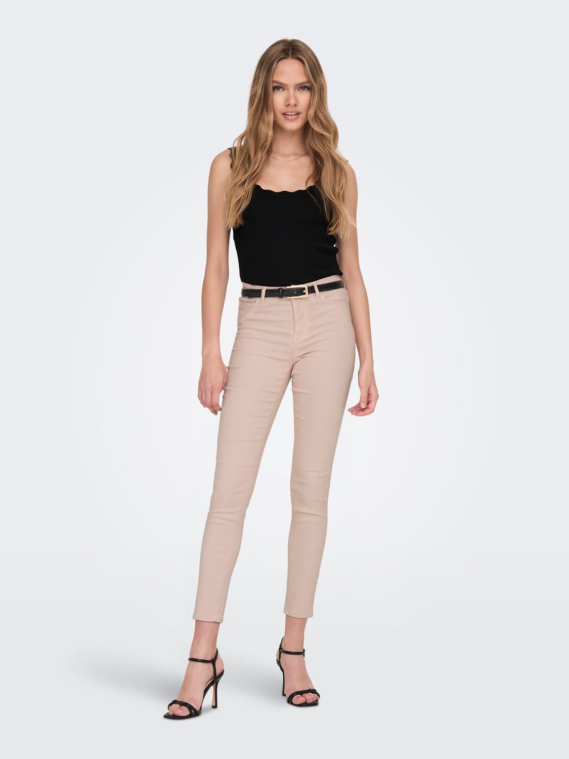 JDY Stricktop »JDYNANNA S/L SCALLOP EDGE TOP KNT NOOS«