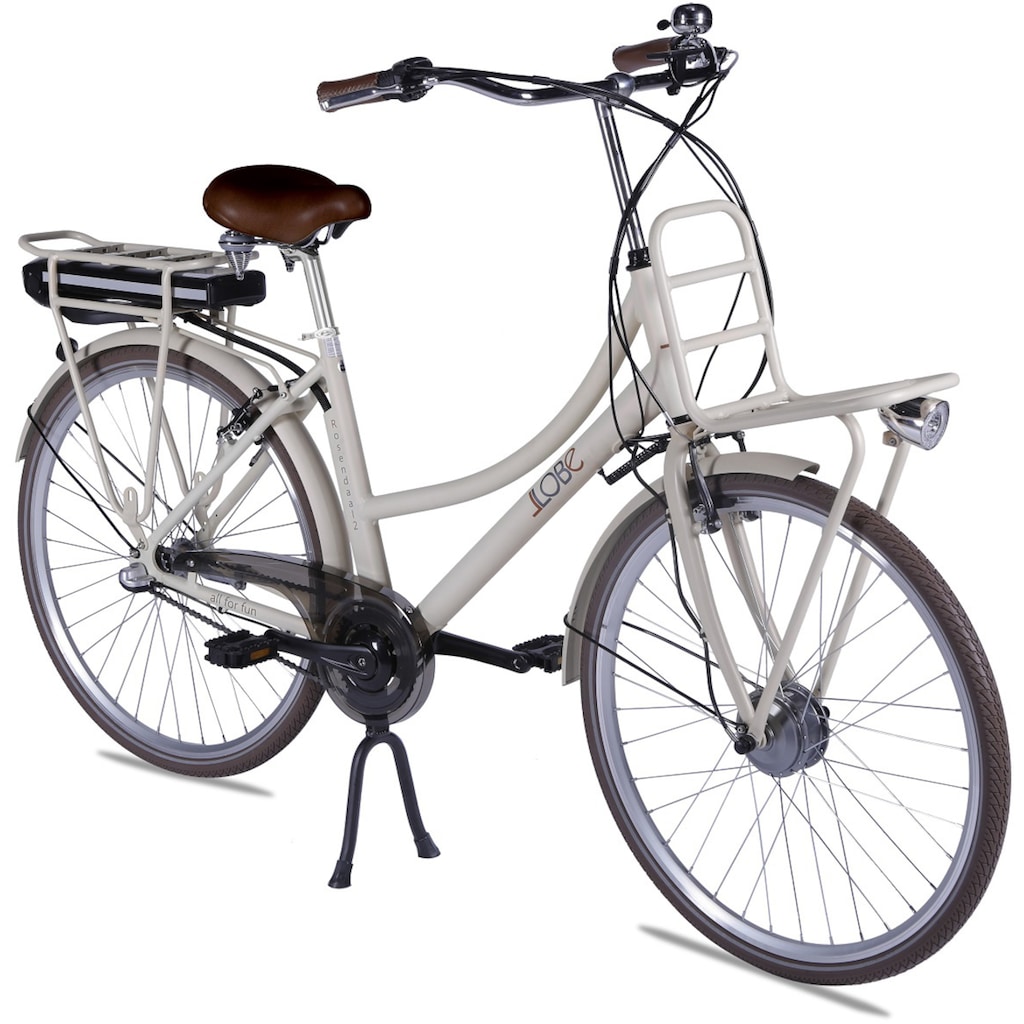 LLobe E-Bike »Rosendaal Lady 10,4 Ah«, 3 Gang, Frontmotor 250 W