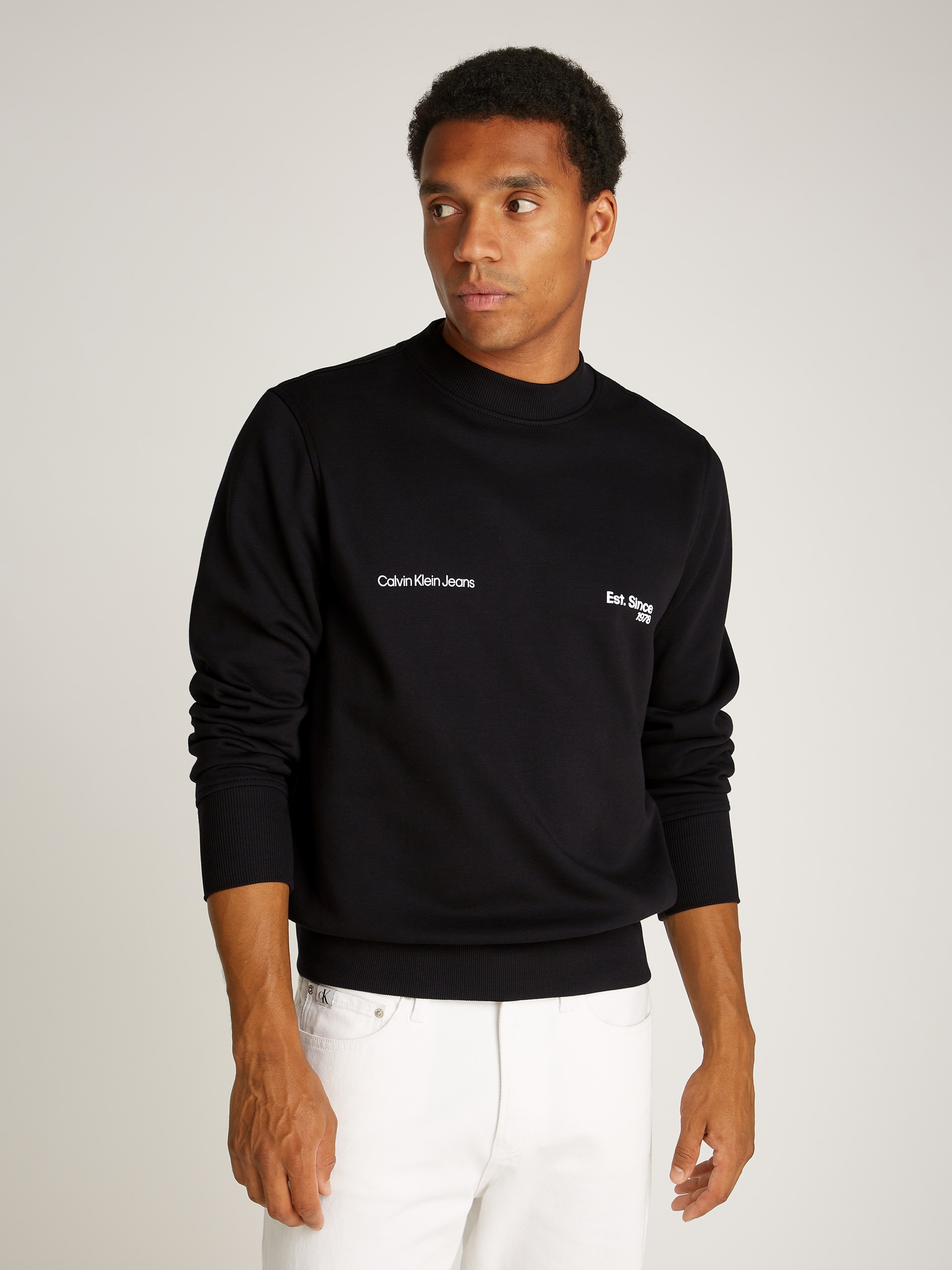 Crewneck calvin klein online