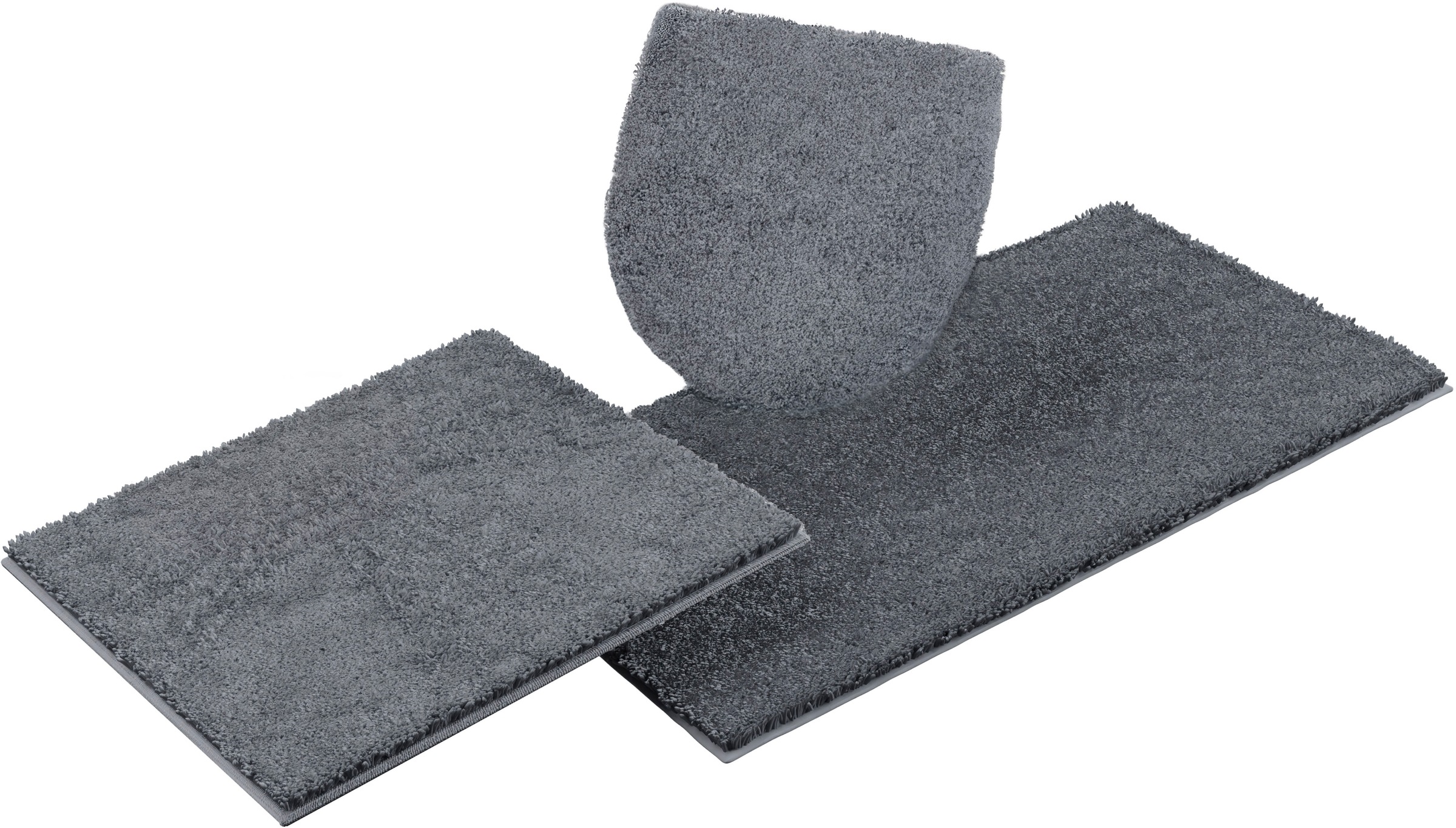 Bruno Banani Badematte »Danny«, rutschhemmend beschichtet, schnell trocknend, Made in Europe, einfarbiger Badteppich