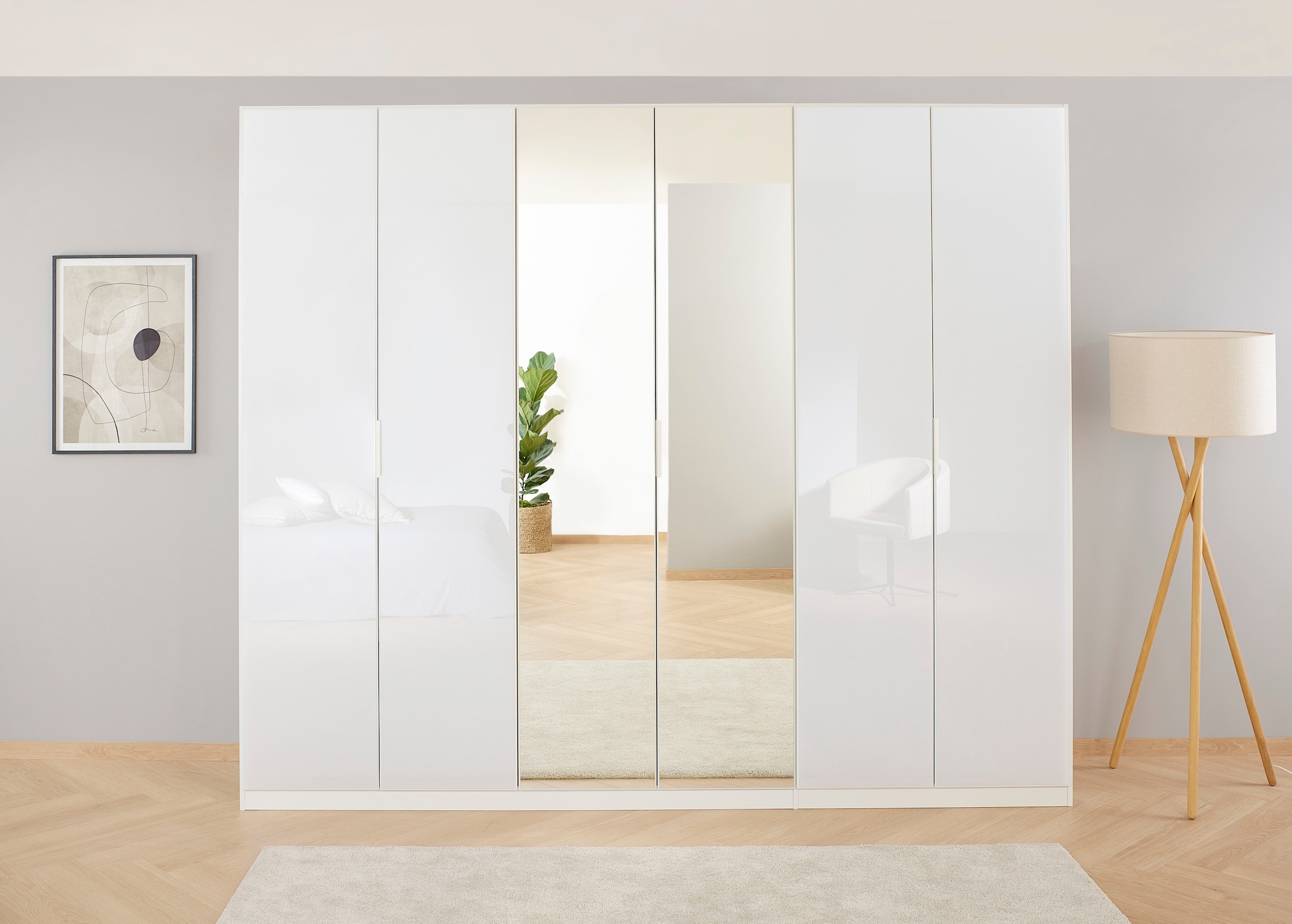 rauch Drehtürenschrank »Kleiderschrank Schrank Garderobe KOLUNA mit Glastür günstig online kaufen