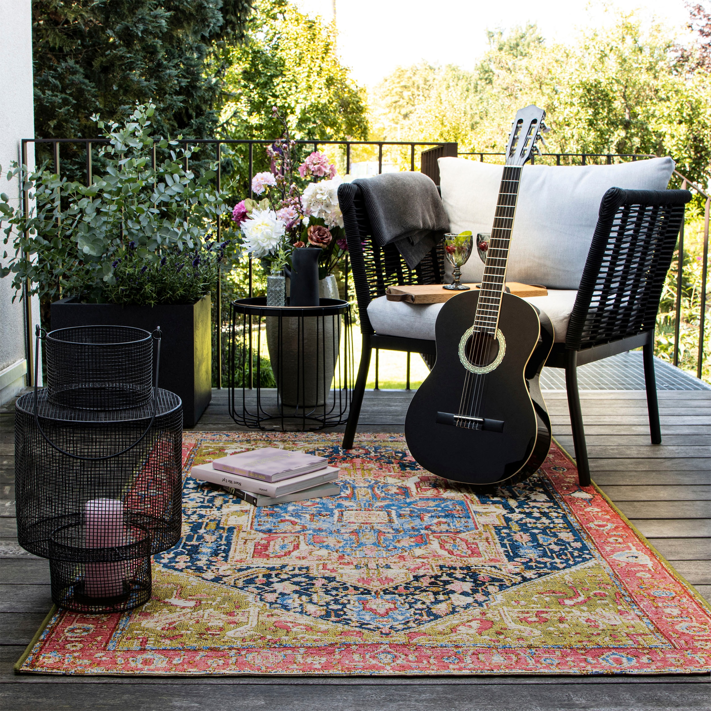 Obsession Teppich »My Gobelina 645«, rechteckig, 6 mm Höhe, Kurzflor, Orient-Optik, Jacquard-Webtechnik, In- und Outdoor geeignet
