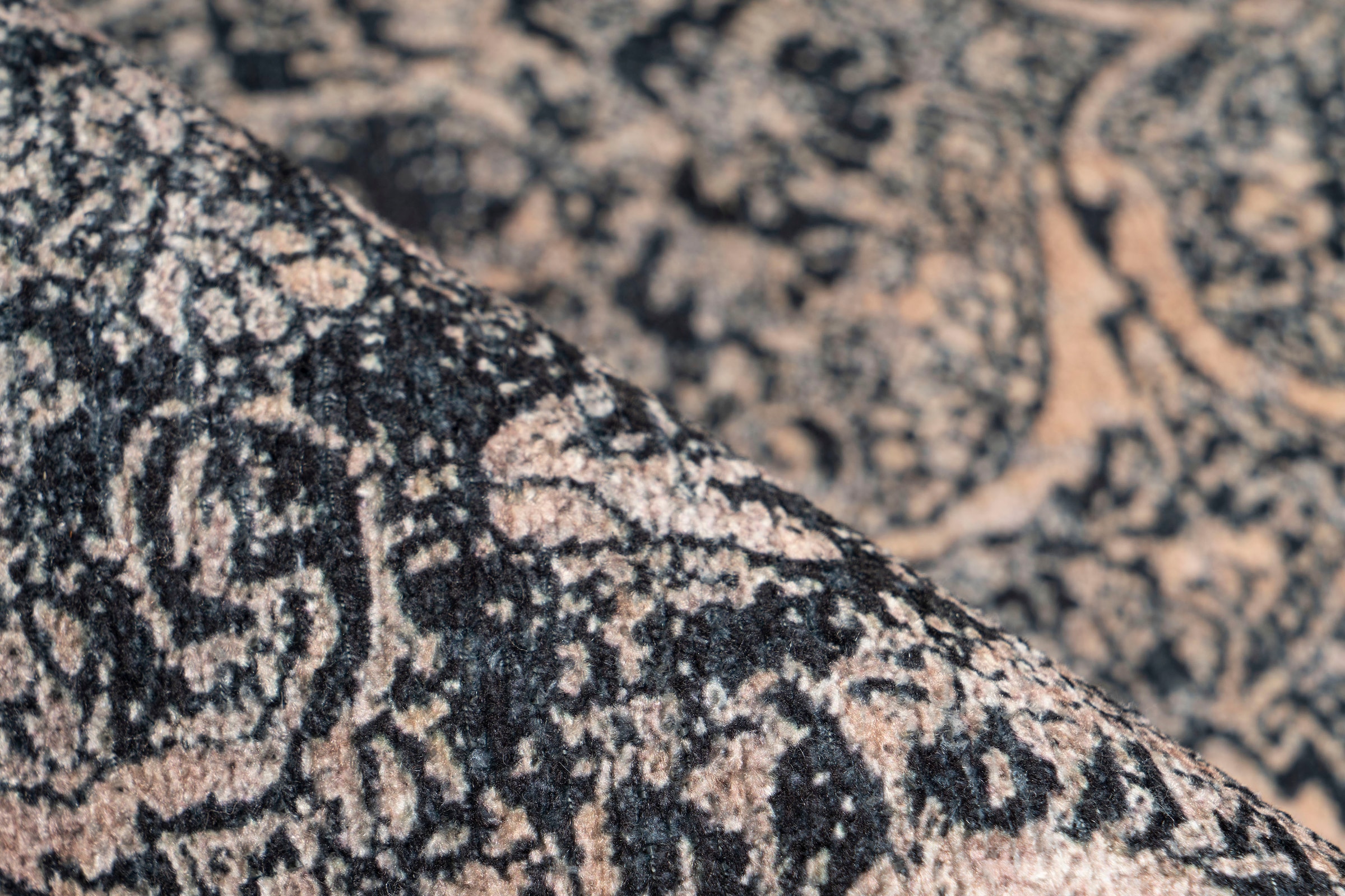 me gusta Teppich »Faye 925« rechteckig 6 mm Höhe Flachgewebe, gedrucktes Motiv, Wohnzimmer