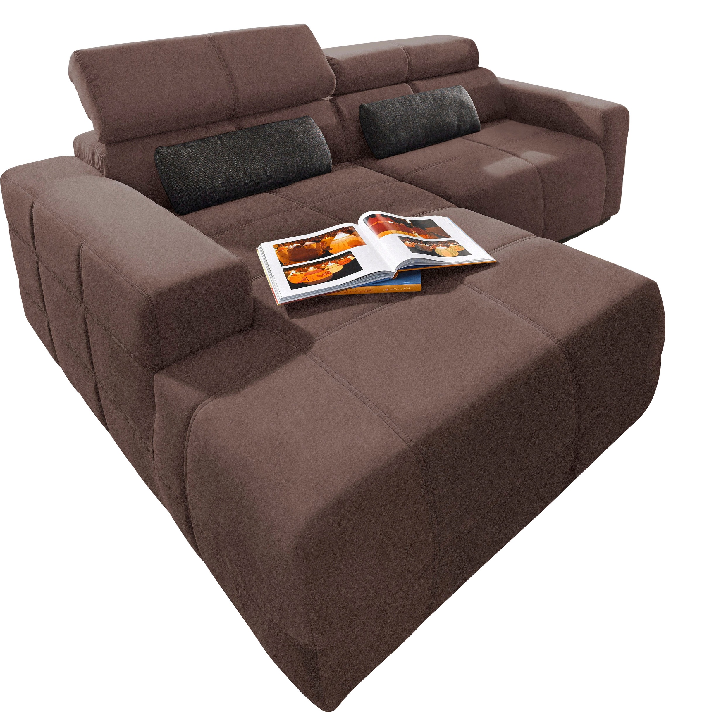 DOMO collection Ecksofa »Brandon kleine Ausführung B/T/H: 214/100/80 cm«, M günstig online kaufen