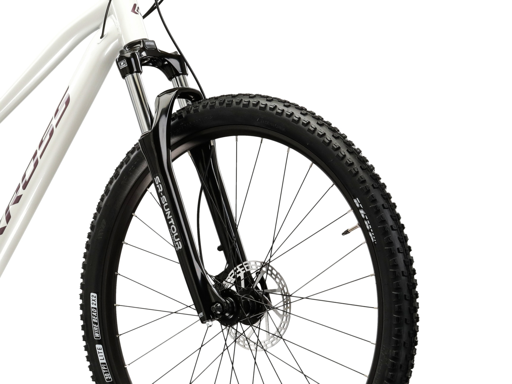 Kross Mountainbike »KROSS Mountainbike Hardtail 27,5" LEA 4.0 weiß 16 Gänge« 16 Gang Shimano ACERA M3020 Schaltwerk Kettenschaltung