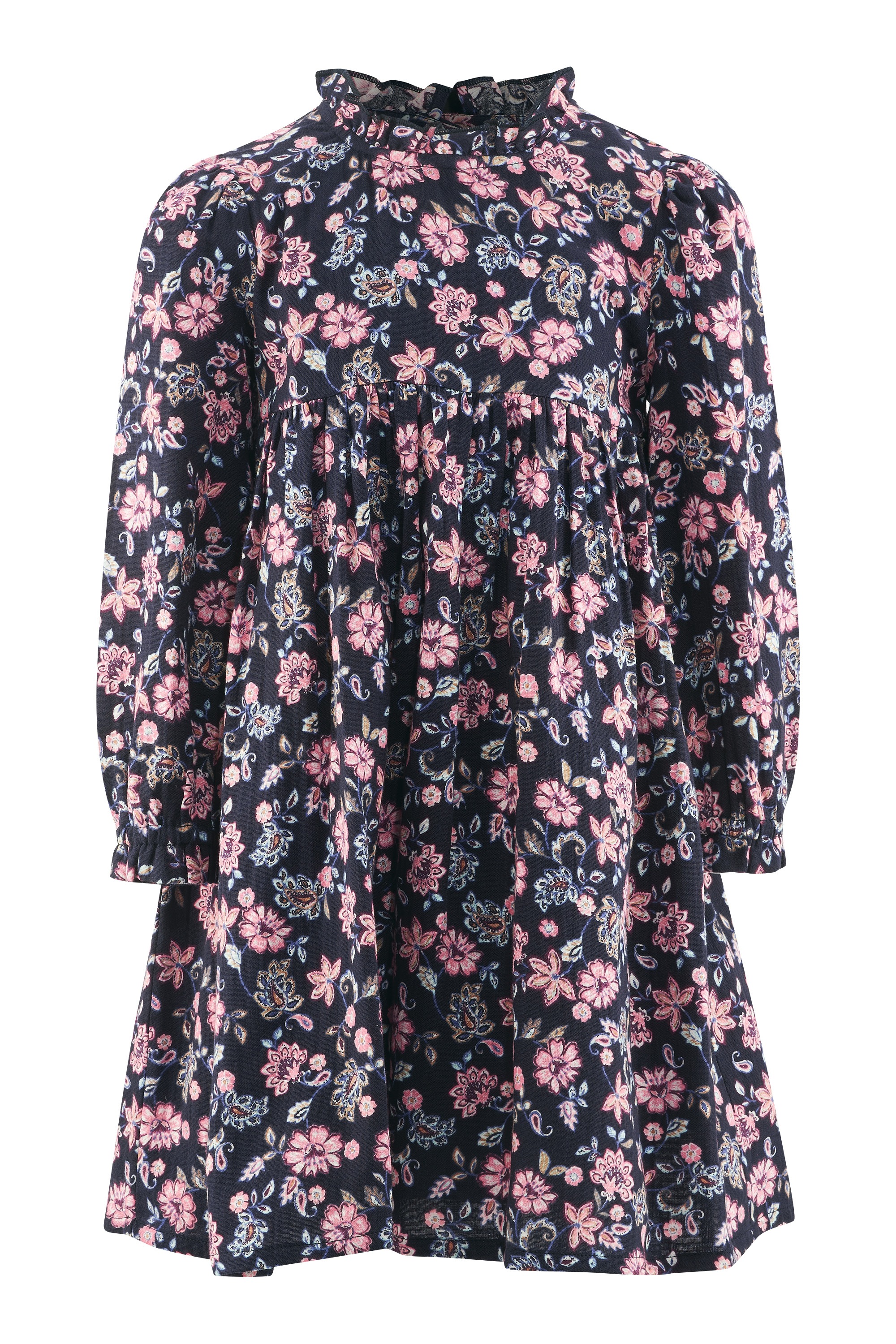 HAPPY GIRLS Druckkleid navy 140 - N-Gr N-Gr 140 Romantisches Kleid von happy girls