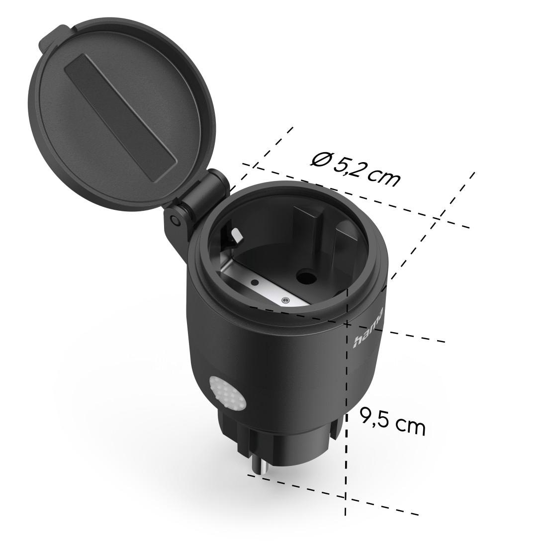 Hama Funksteckdose »WLAN Steckdose Outdoor, App- u. Sprachsteuerung, ohne Hub, Garten«
