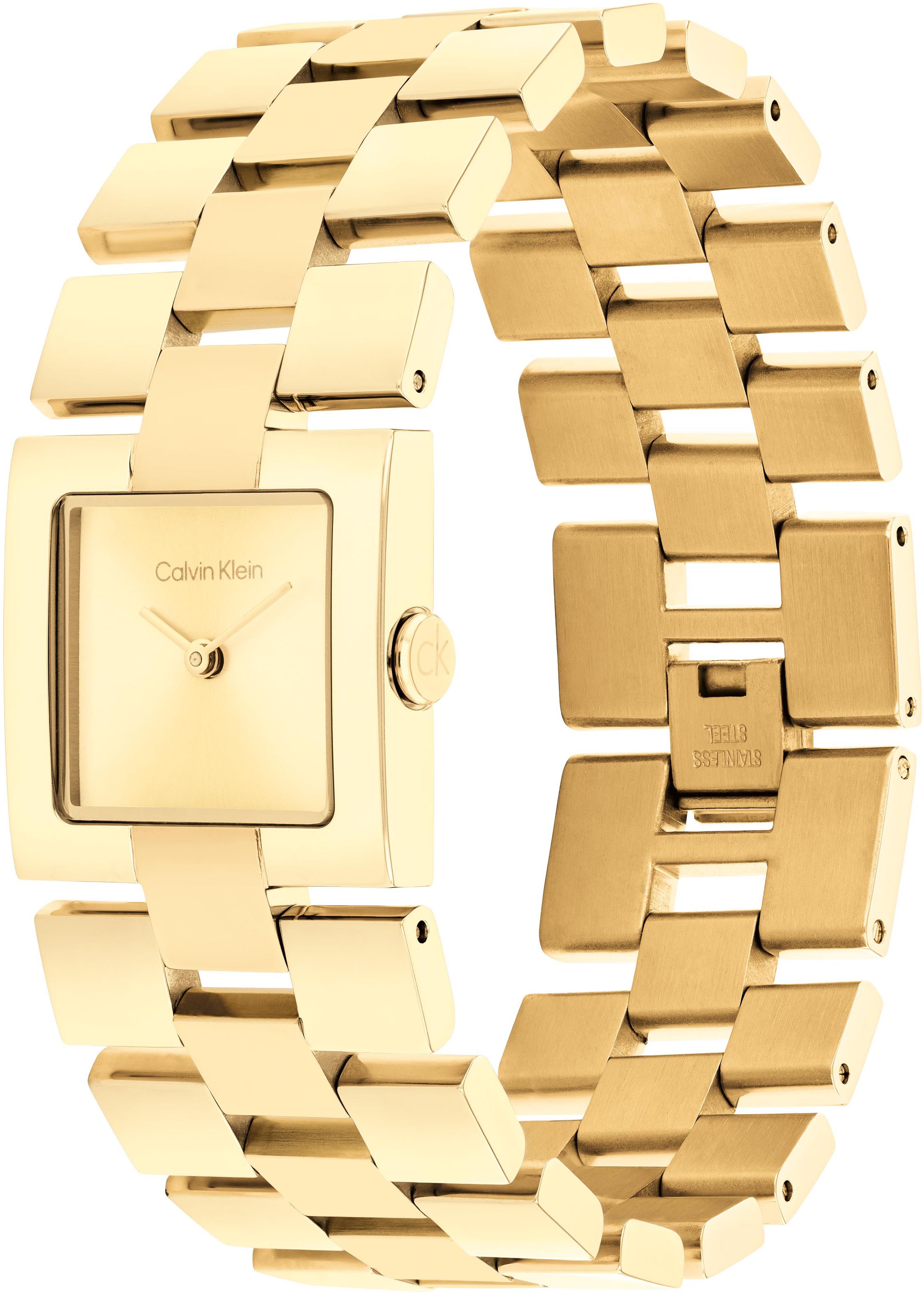 Calvin Klein Quarzuhr »CK MERIDIAN«, Armbanduhr, Damenuhr, Edelstahlarmband, analog