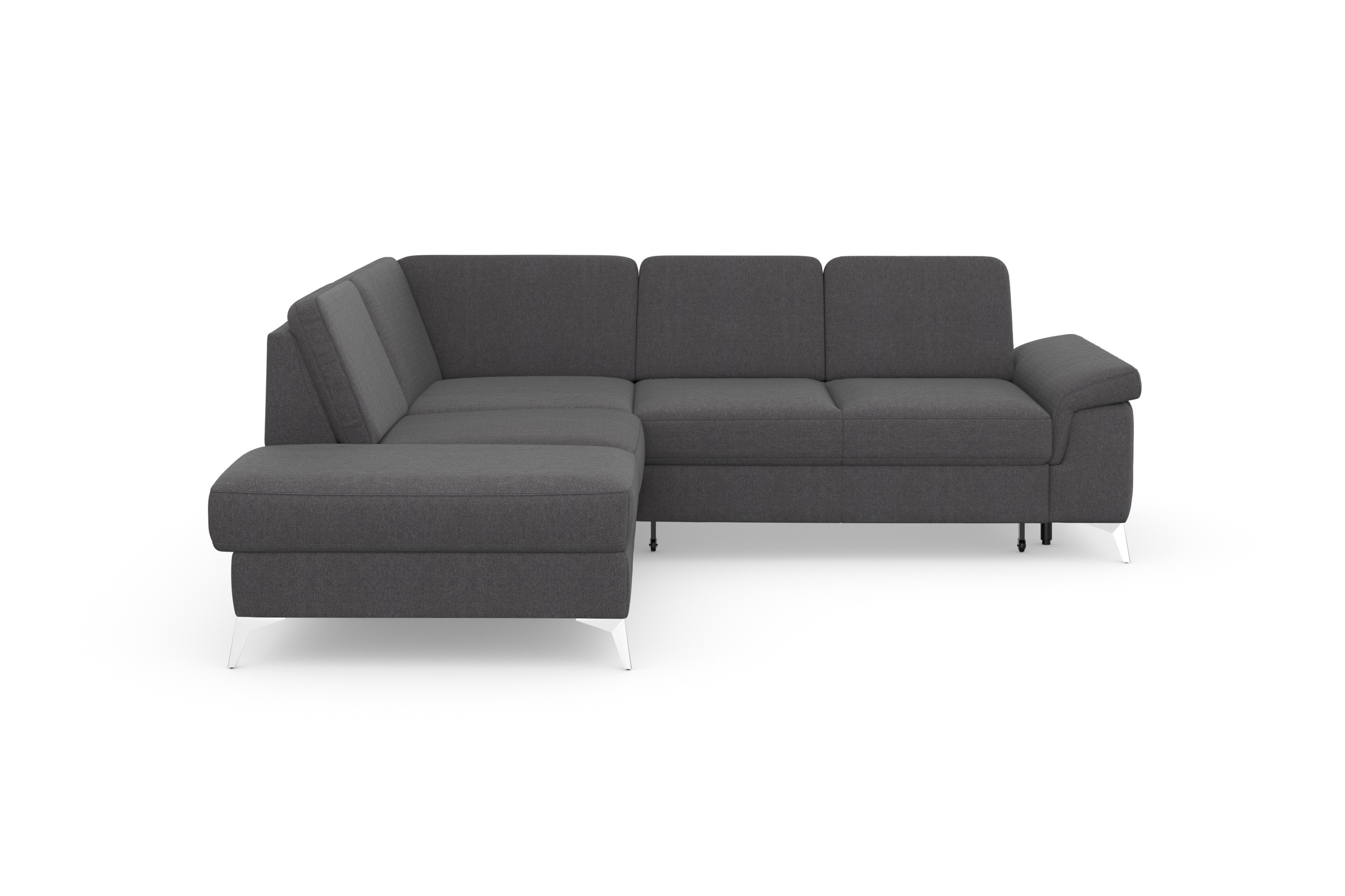 sit&more Ecksofa »Padua L-Form« inklusive Sitztiefenverstellung, Armteilfun günstig online kaufen