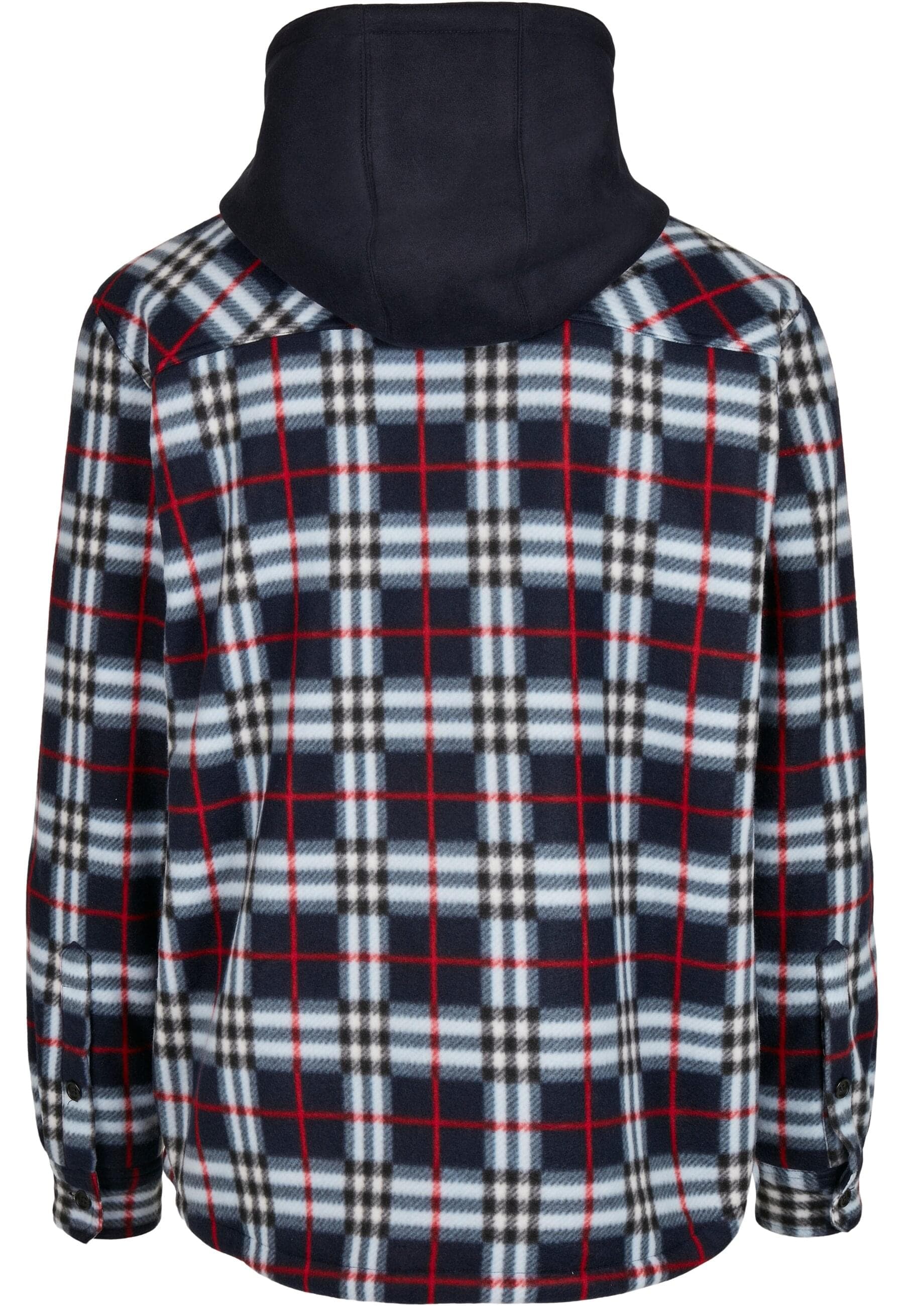 URBAN CLASSICS Allwetterjacke »Urban Classics Herren Hooded Polar Fleece Overshirt« 1 Stk. tlg. mit Kapuze