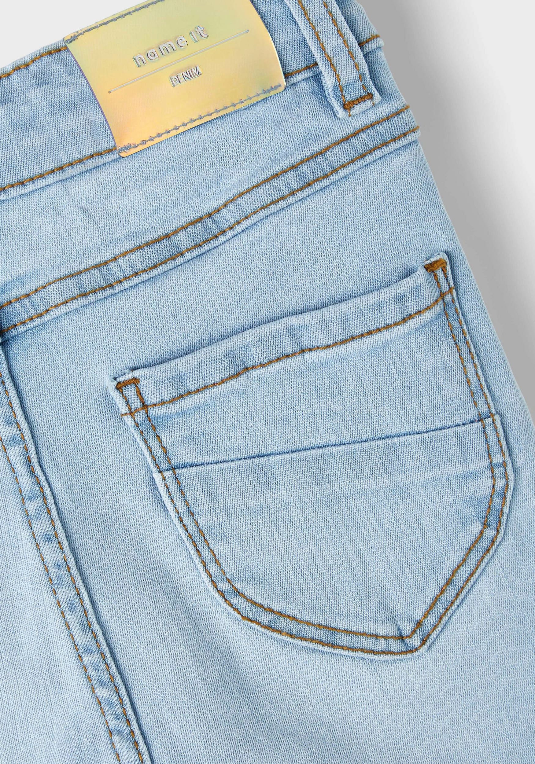 It NOOS«, mit online Name bei HW JEANS 1180-ST »NKFPOLLY SKINNY Stretch Skinny-fit-Jeans
